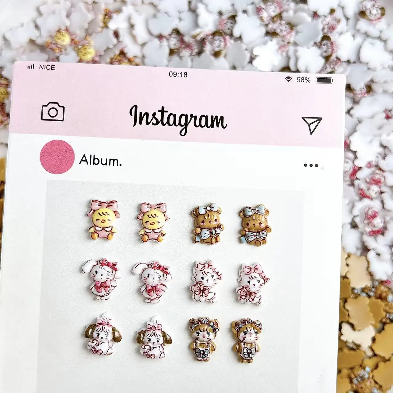 FS3924- 11mm Mikko Charms Patches For DIY Project Zoe's DIY Shop