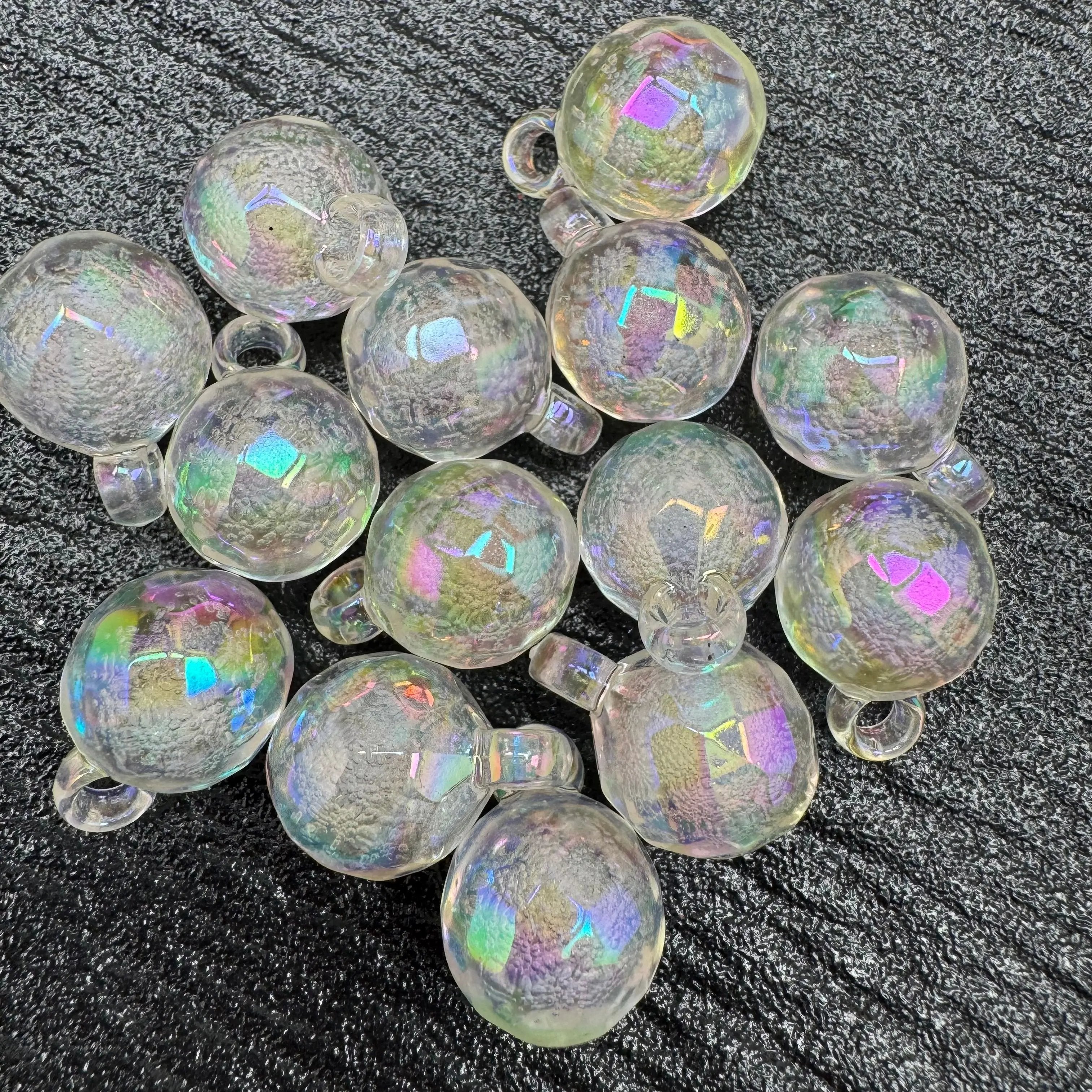 FS3936-16mm Disco Acrylic Bubble Beads For Making Car Hanger Zoe's DIY Shop