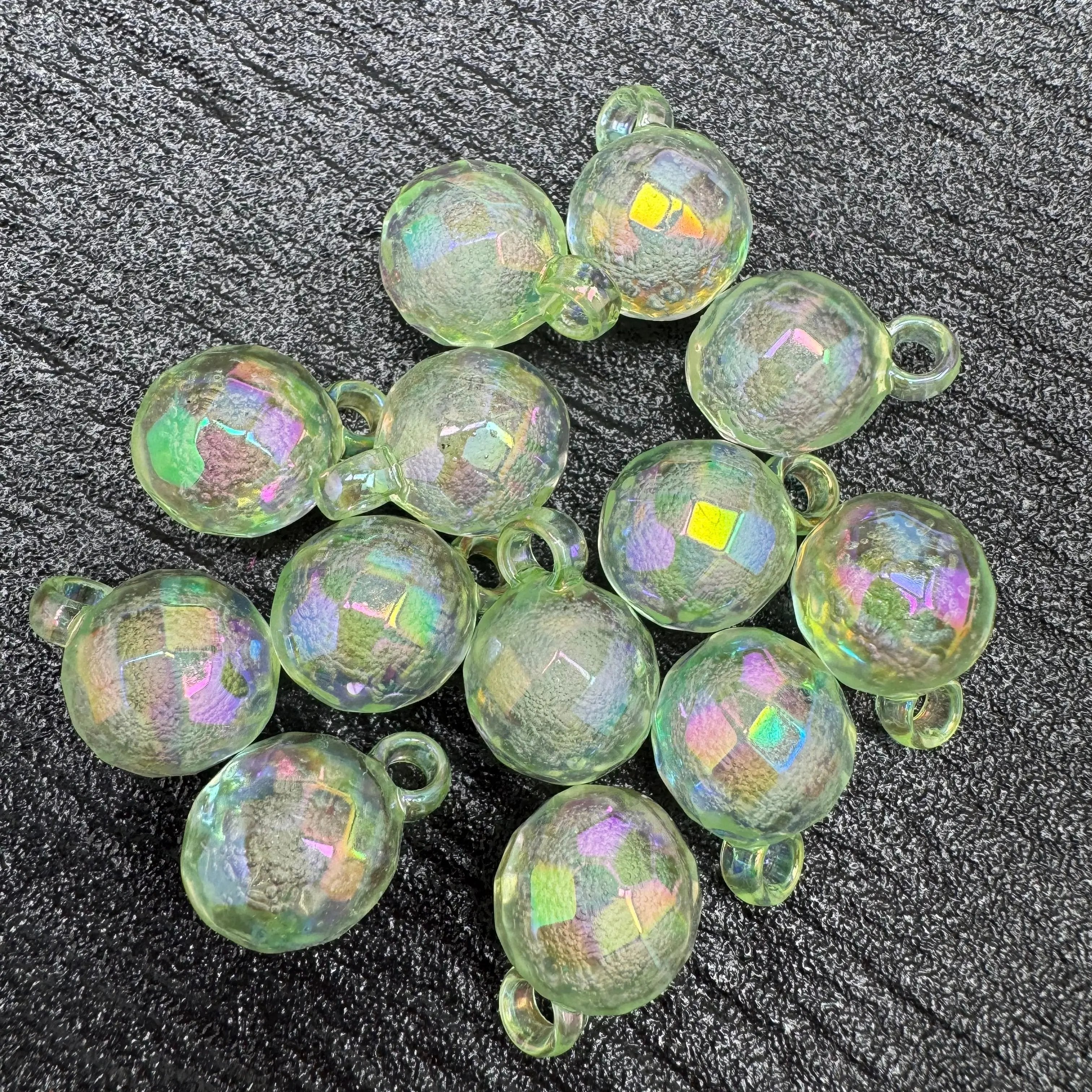 FS3936-16mm Disco Acrylic Bubble Beads For Making Car Hanger Zoe's DIY Shop