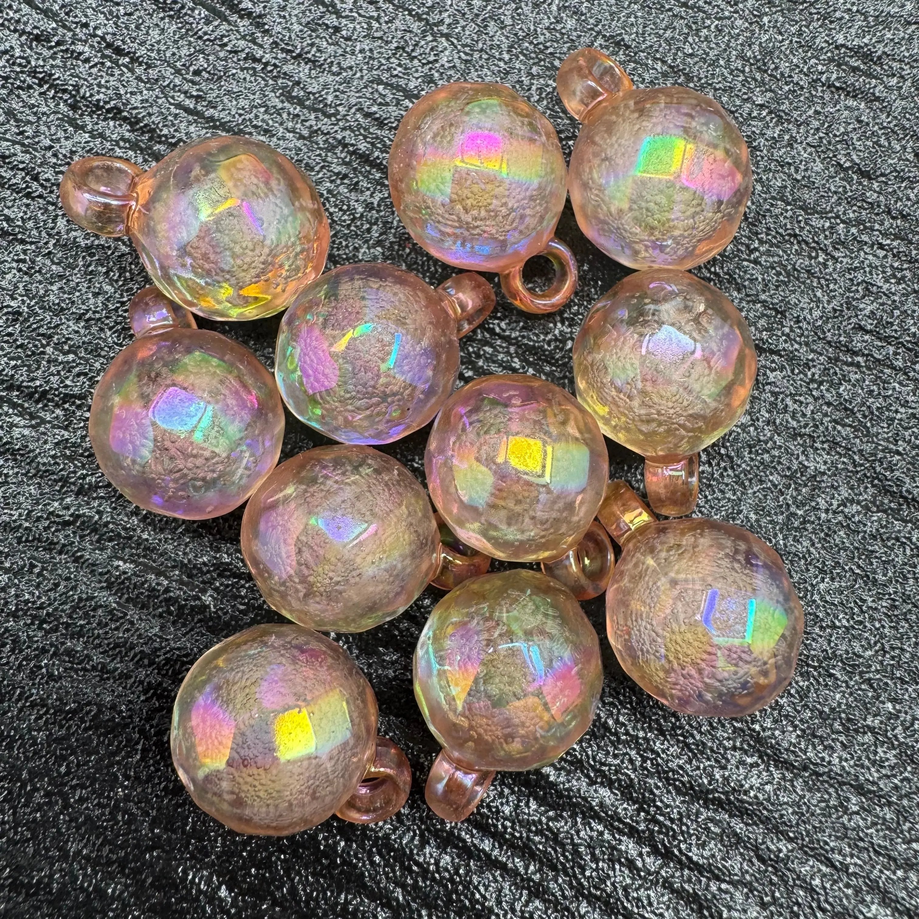 FS3936-16mm Disco Acrylic Bubble Beads For Making Car Hanger Zoe's DIY Shop