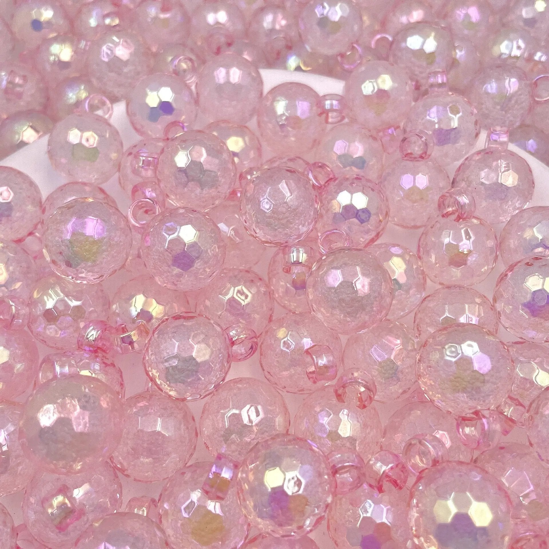 FS3936-16mm Disco Acrylic Bubble Beads For Making Car Hanger Zoe's DIY Shop