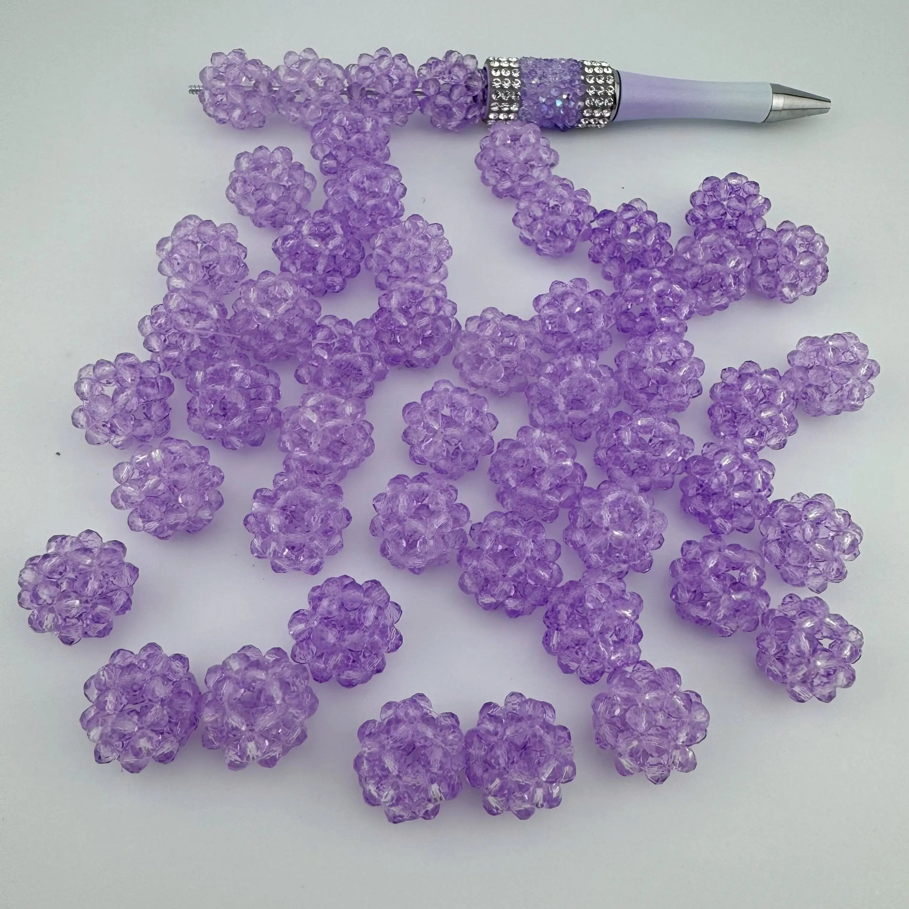 FS3976-16mm Handmade Glass Beads Fit For Beadable Pens Zoe's DIY Shop