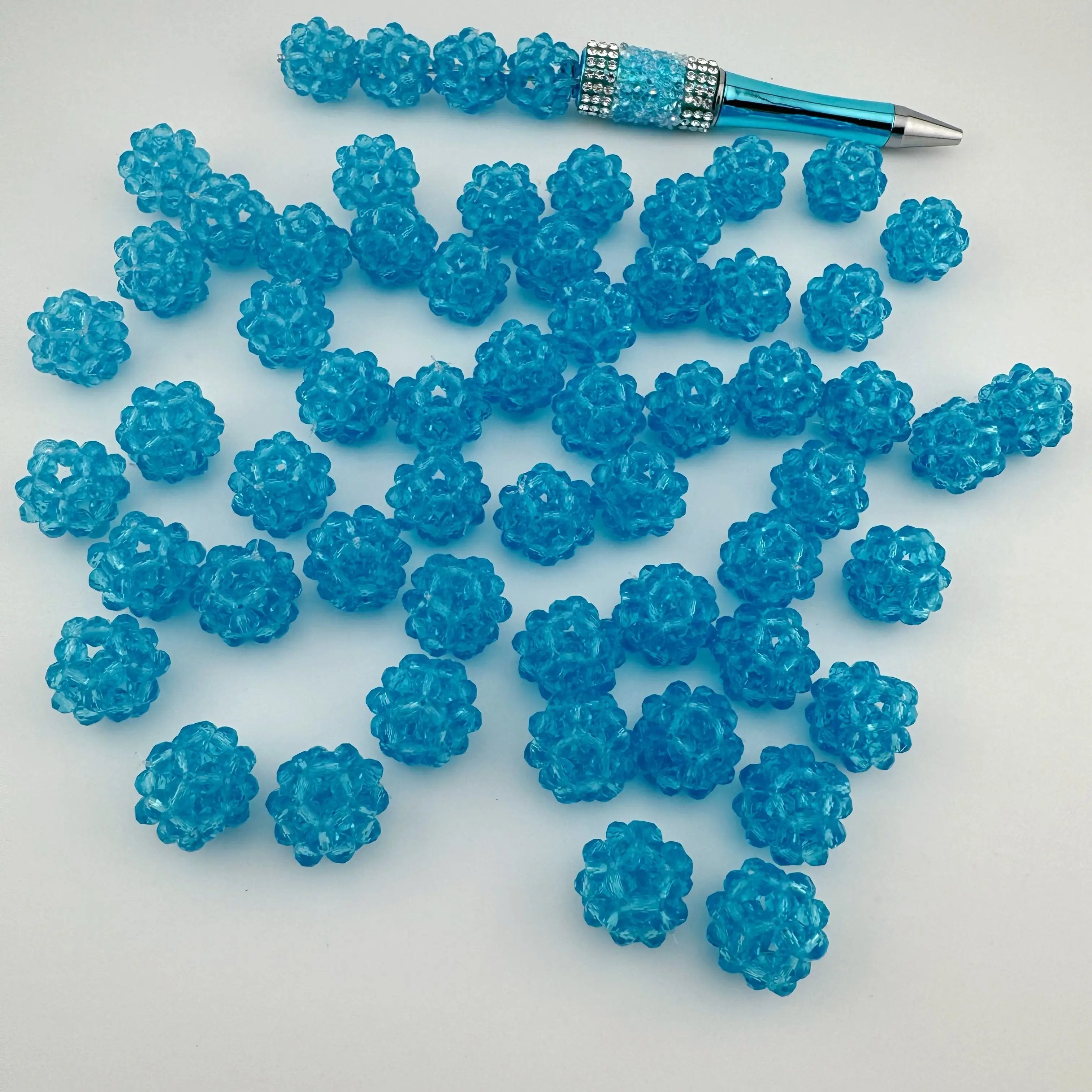 FS3976-16mm Handmade Glass Beads Fit For Beadable Pens Zoe's DIY Shop
