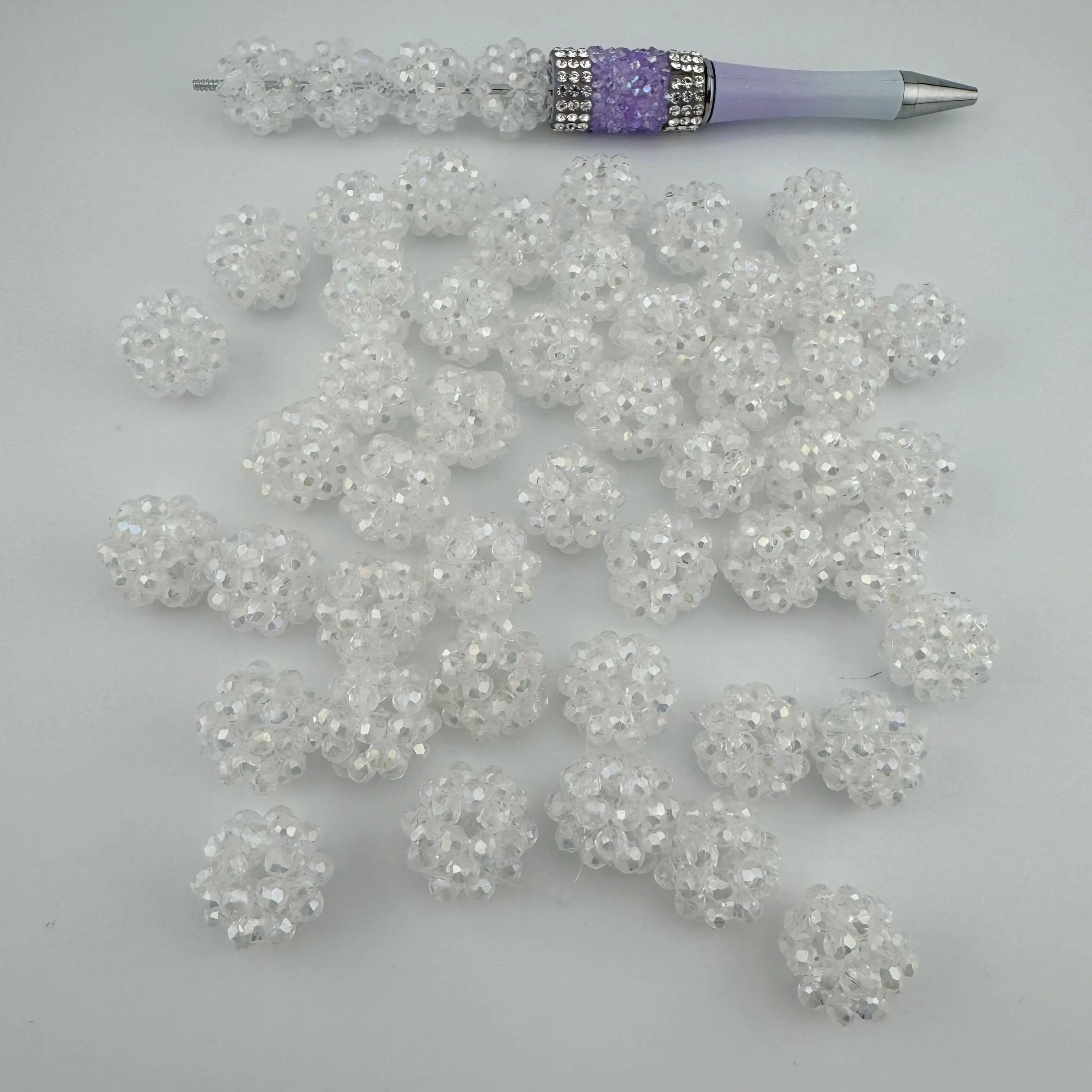 FS3976-16mm Handmade Glass Beads Fit For Beadable Pens Zoe's DIY Shop