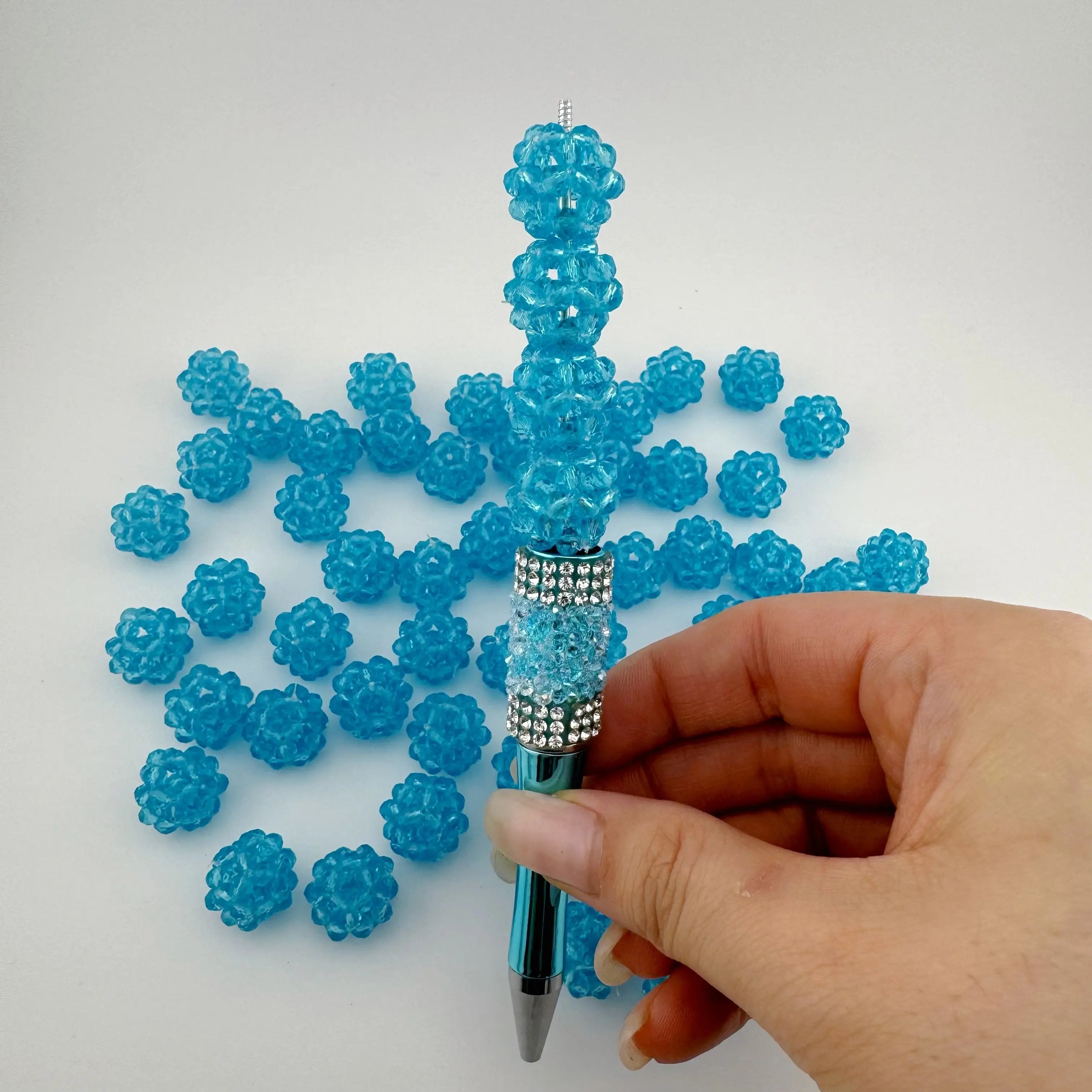 FS3976-16mm Handmade Glass Beads Fit For Beadable Pens Zoe's DIY Shop