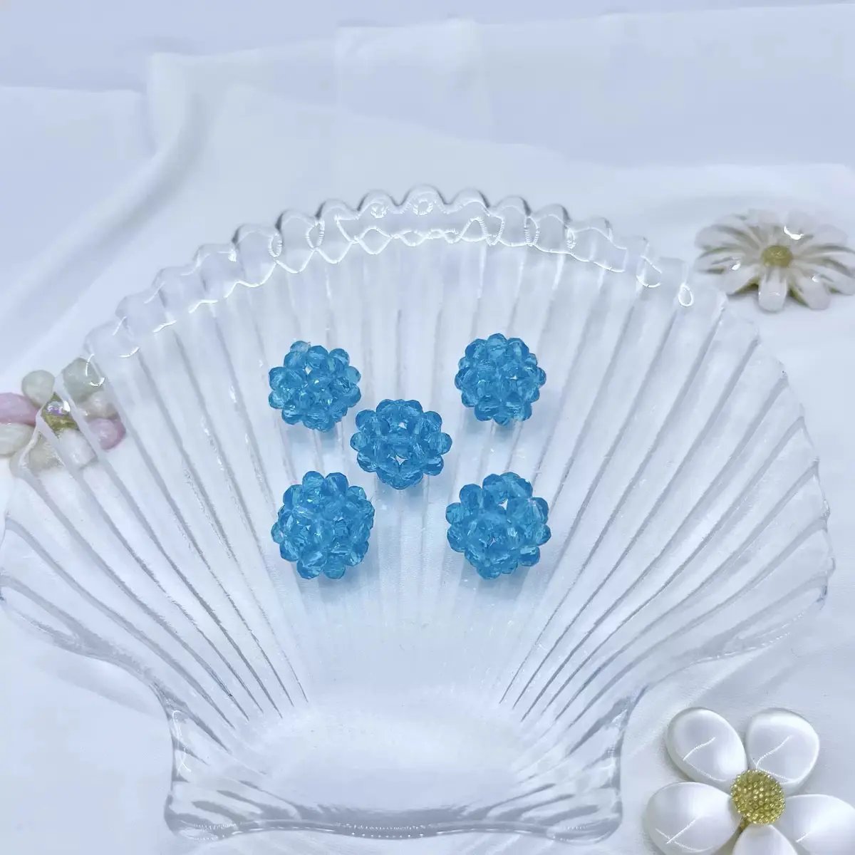 FS3976-16mm Handmade Glass Beads Fit For Beadable Pens Zoe's DIY Shop