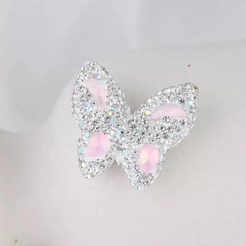 FS3982-3.6*3.5*1cm Butterfly Sparking Clay Beads Fit For Beadable Pens Zoe's DIY Shop