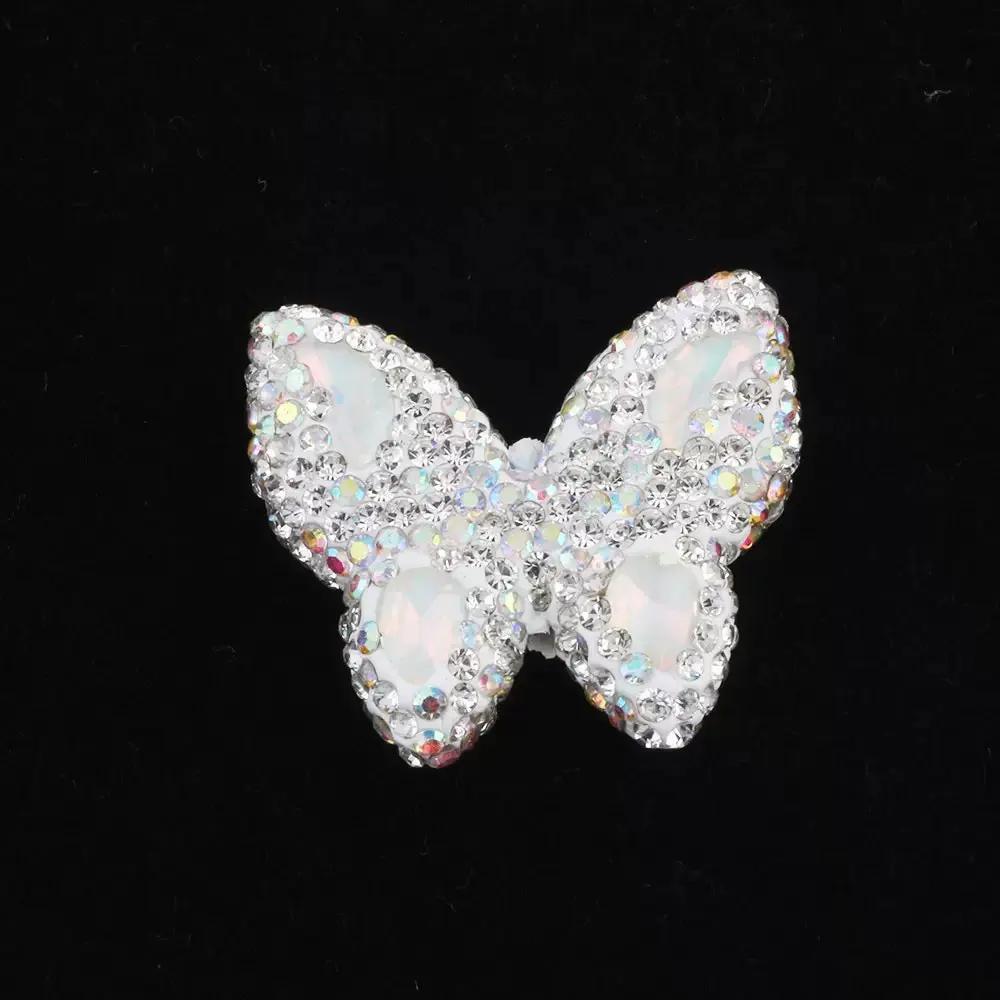 FS3982-3.6*3.5*1cm Butterfly Sparking Clay Beads Fit For Beadable Pens Zoe's DIY Shop