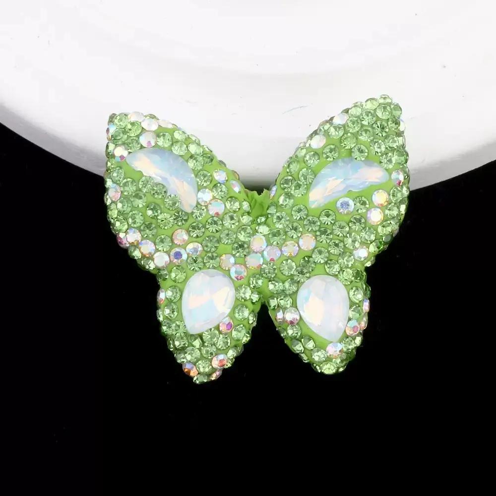 FS3982-3.6*3.5*1cm Butterfly Sparking Clay Beads Fit For Beadable Pens Zoe's DIY Shop