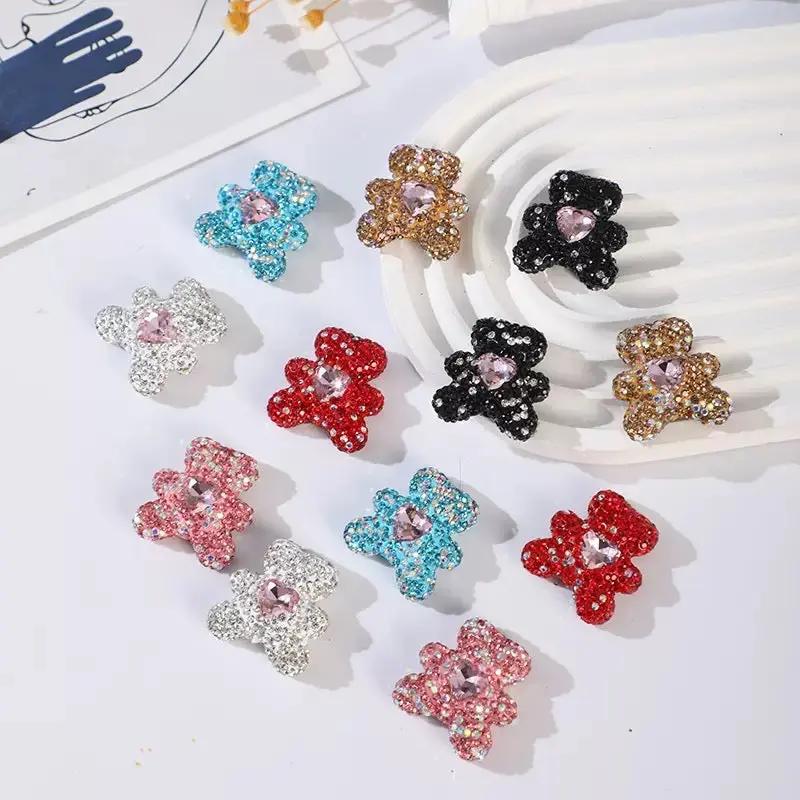 FS3992-2.8*3cm Sparkling Bear Clay Beads Fit For Beadable Pens Zoe's DIY Shop