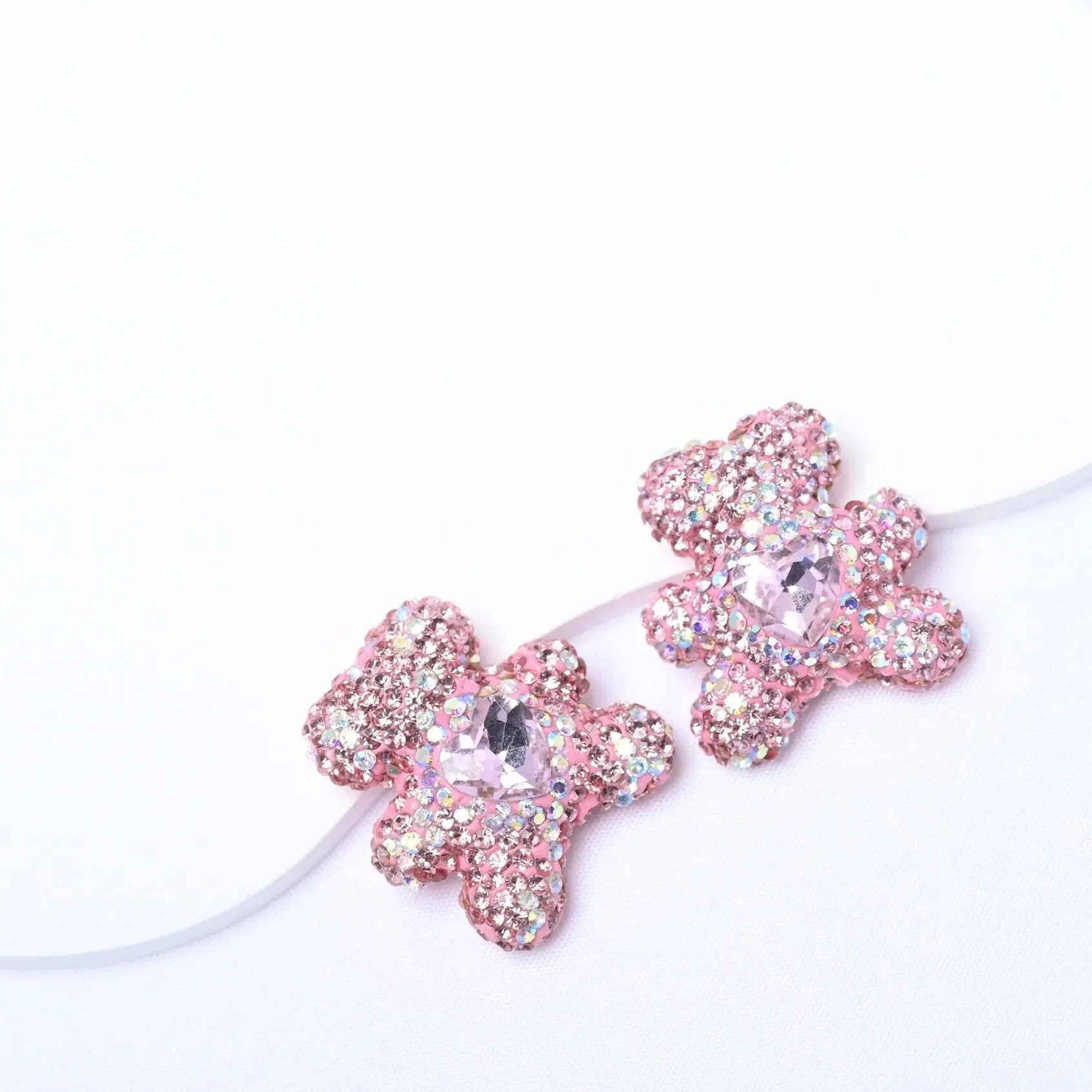 FS3992-2.8*3cm Sparkling Bear Clay Beads Fit For Beadable Pens Zoe's DIY Shop