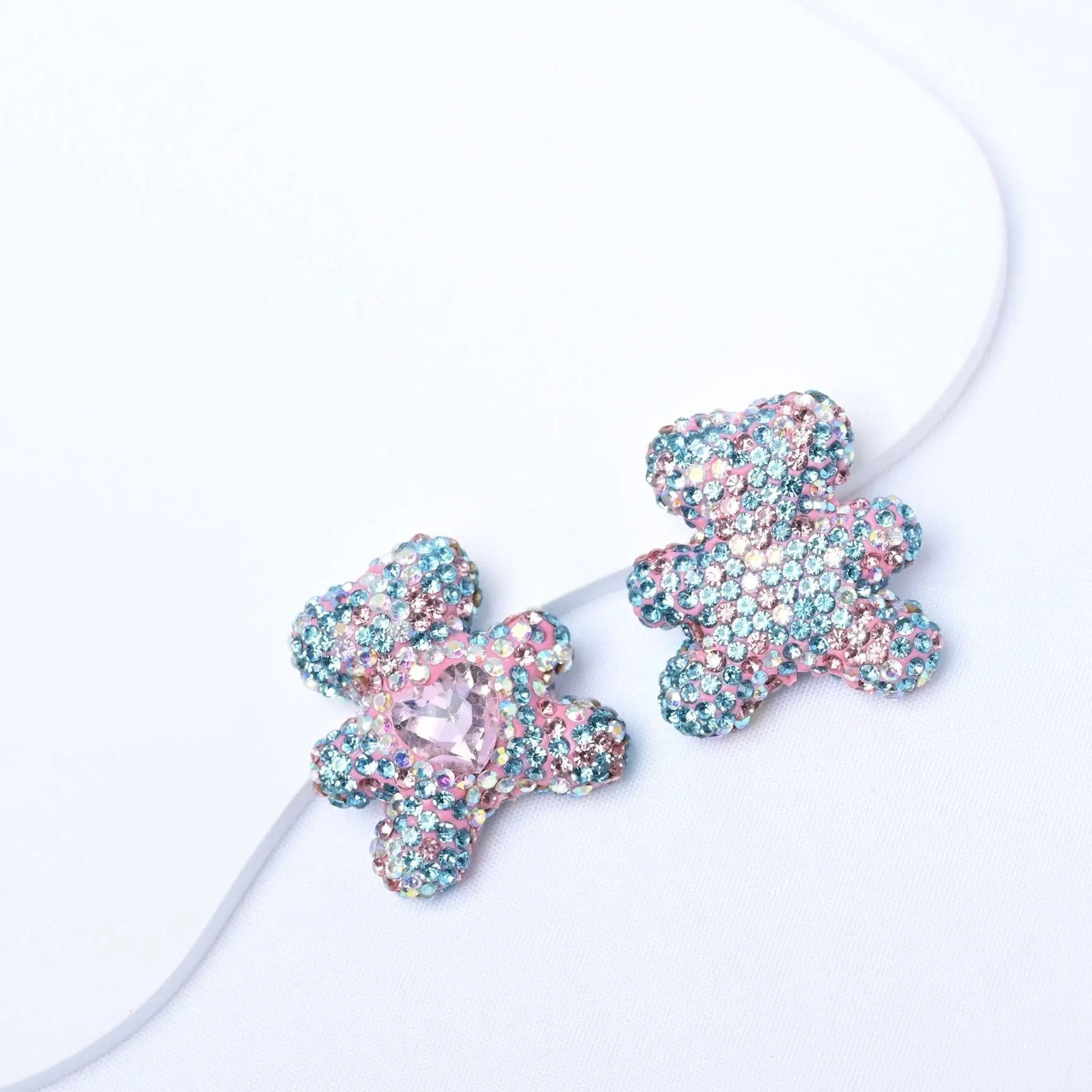 FS3992-2.8*3cm Sparkling Bear Clay Beads Fit For Beadable Pens Zoe's DIY Shop