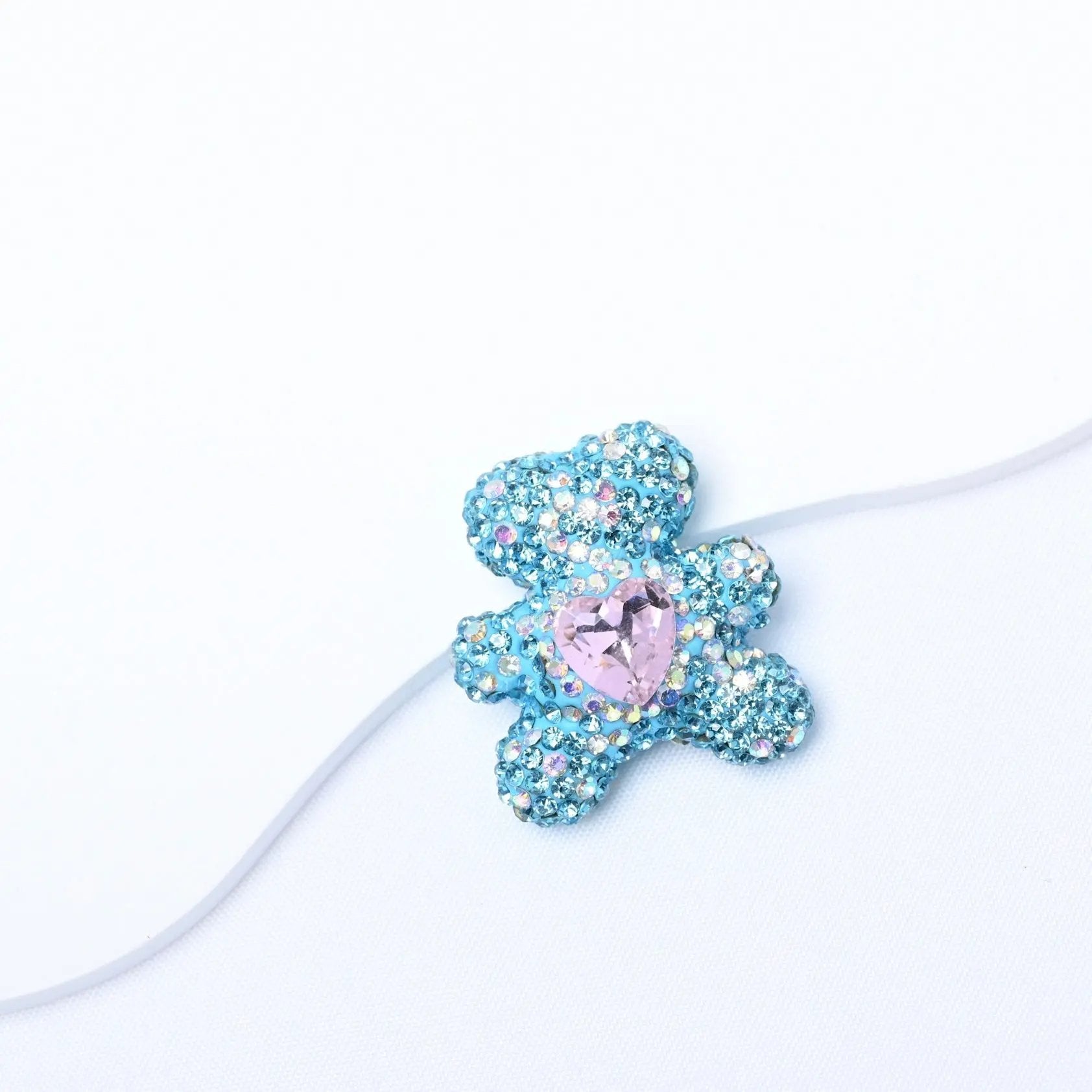 FS3992-2.8*3cm Sparkling Bear Clay Beads Fit For Beadable Pens Zoe's DIY Shop