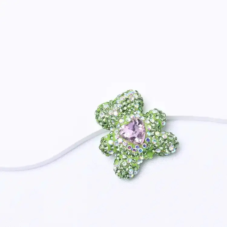 FS3992-2.8*3cm Sparkling Bear Clay Beads Fit For Beadable Pens Zoe's DIY Shop