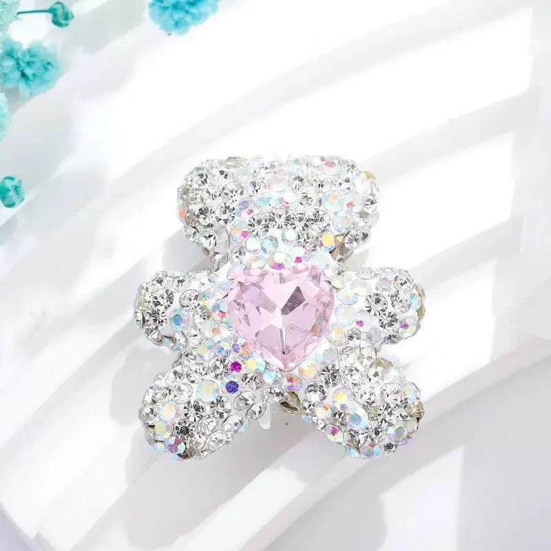 FS3992-2.8*3cm Sparkling Bear Clay Beads Fit For Beadable Pens Zoe's DIY Shop