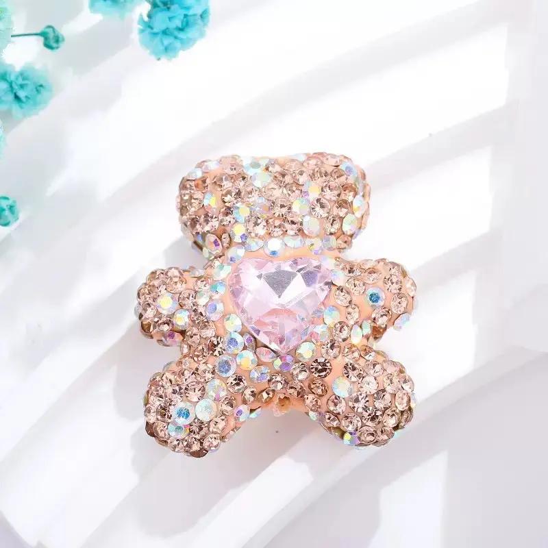 FS3992-2.8*3cm Sparkling Bear Clay Beads Fit For Beadable Pens Zoe's DIY Shop