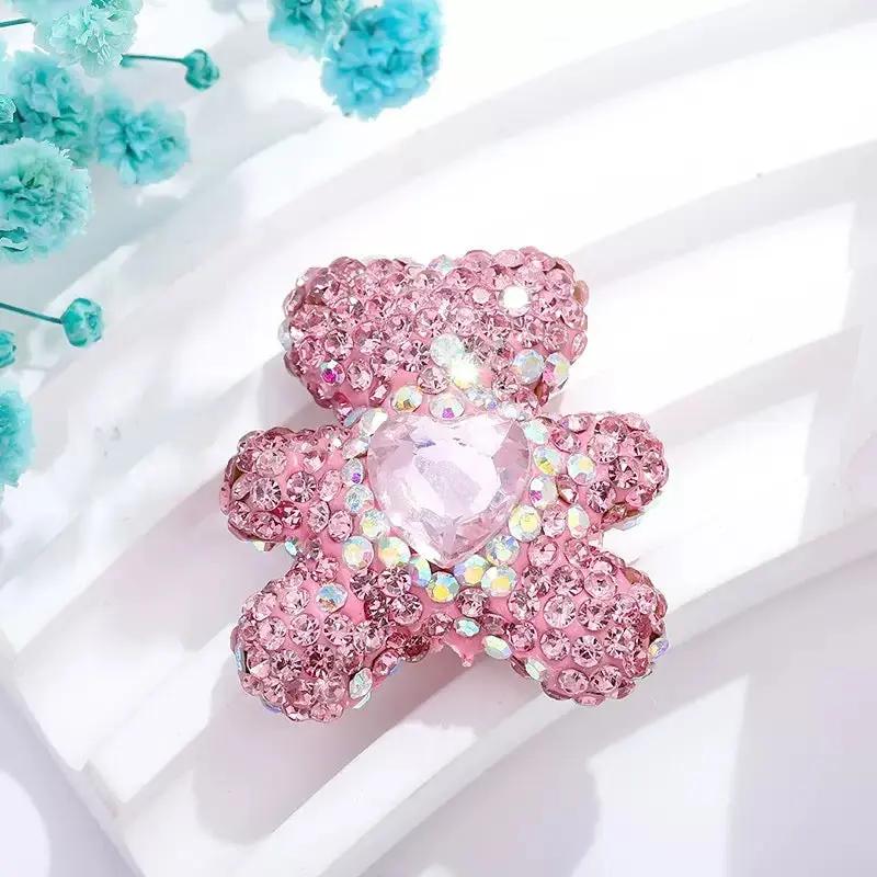 FS3992-2.8*3cm Sparkling Bear Clay Beads Fit For Beadable Pens Zoe's DIY Shop