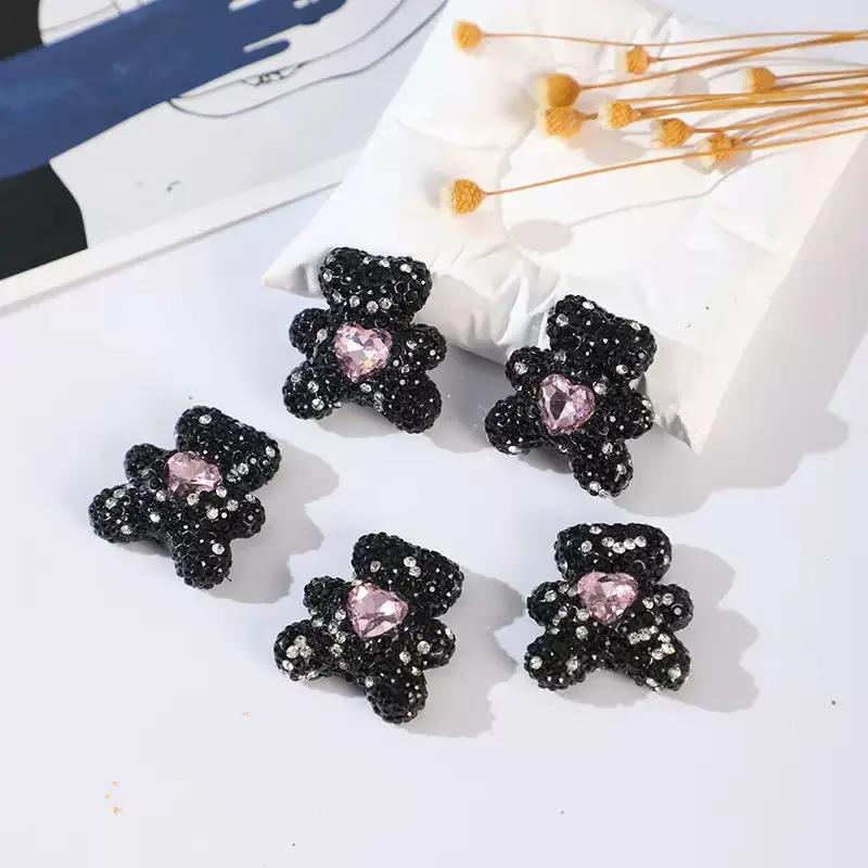 FS3992-2.8*3cm Sparkling Bear Clay Beads Fit For Beadable Pens Zoe's DIY Shop