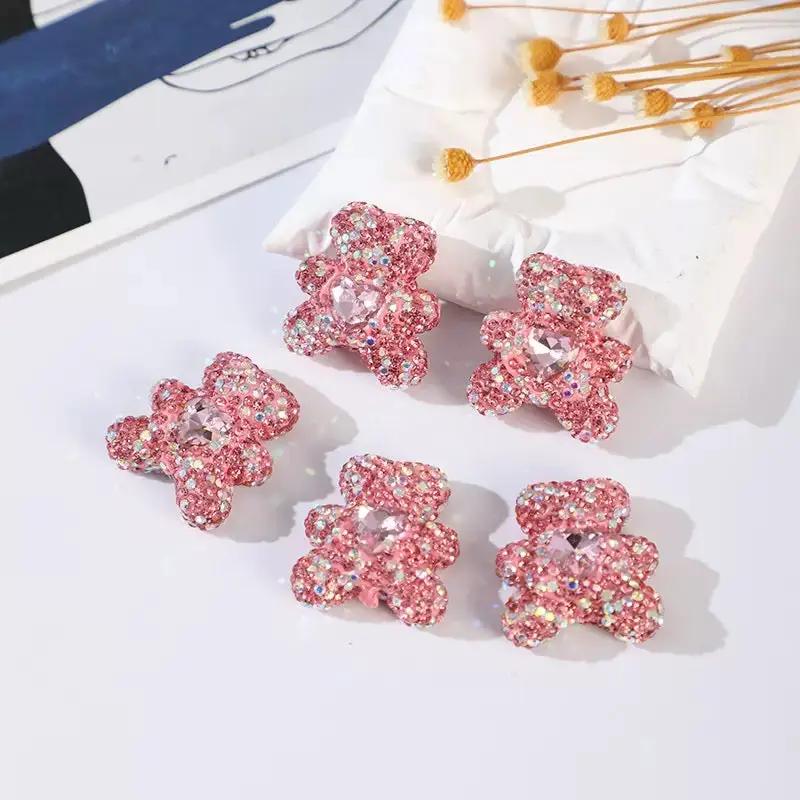 FS3992-2.8*3cm Sparkling Bear Clay Beads Fit For Beadable Pens Zoe's DIY Shop