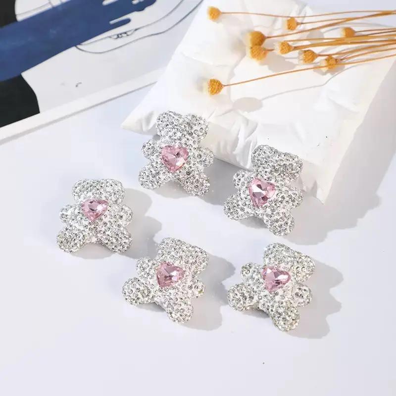 FS3992-2.8*3cm Sparkling Bear Clay Beads Fit For Beadable Pens Zoe's DIY Shop