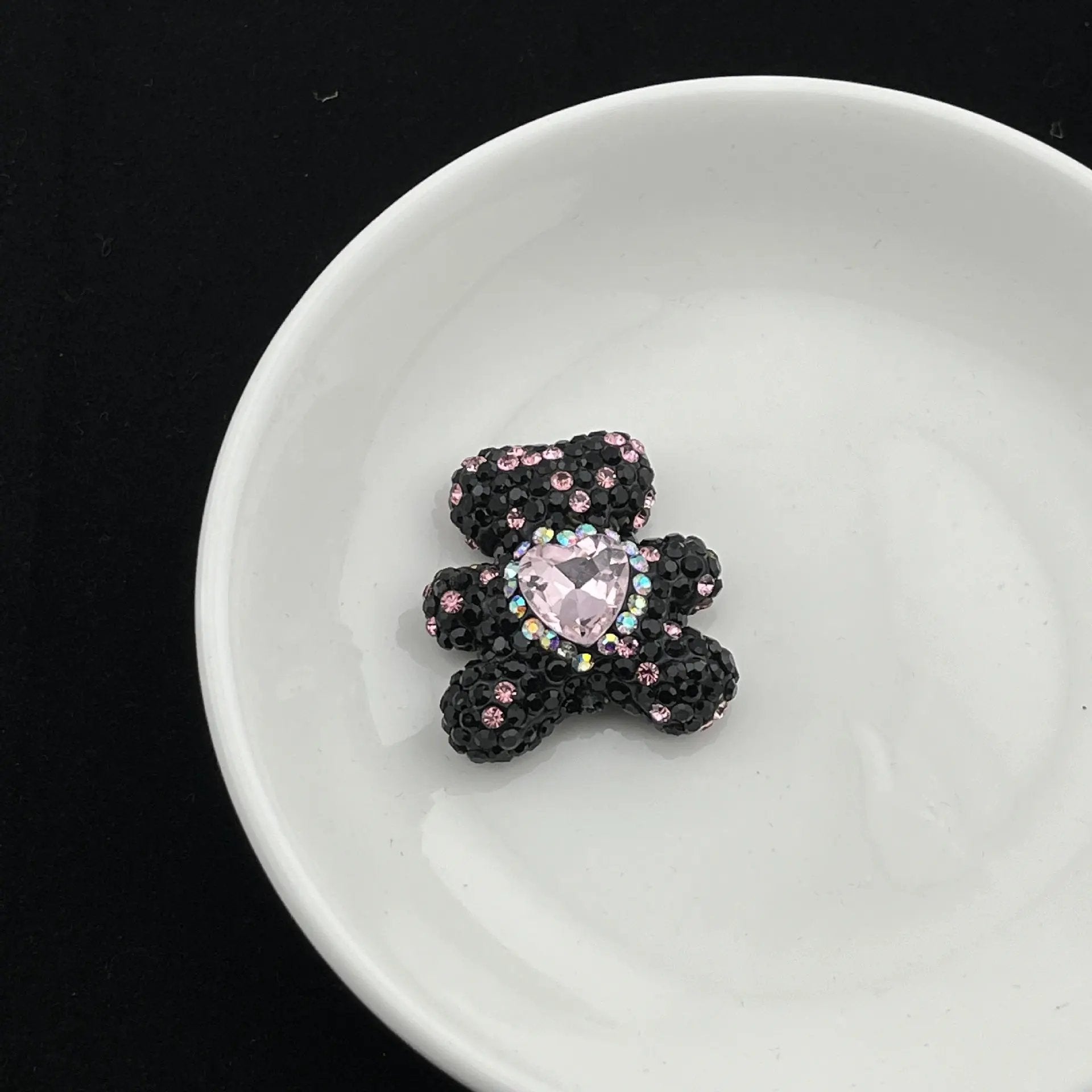 FS3992-2.8*3cm Sparkling Bear Clay Beads Fit For Beadable Pens Zoe's DIY Shop