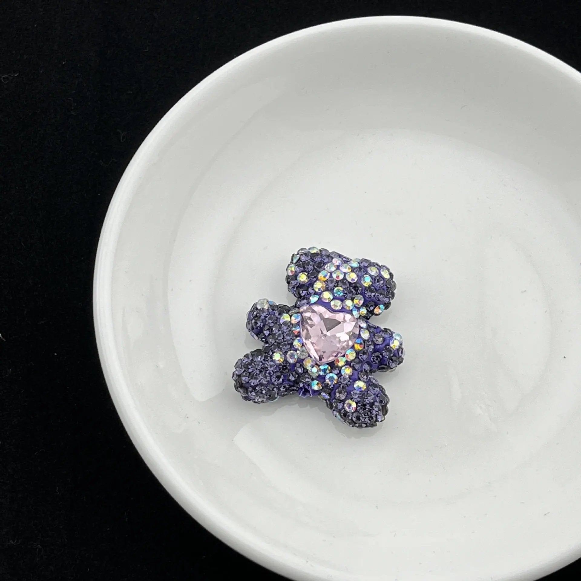 FS3992-2.8*3cm Sparkling Bear Clay Beads Fit For Beadable Pens Zoe's DIY Shop