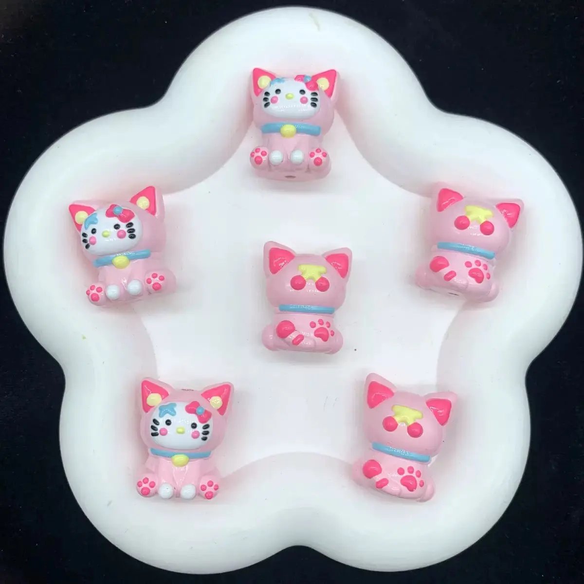 FS4000-HK Hand Painted Acrylic Beads Fit For Beadable Pens Zoe's DIY Shop