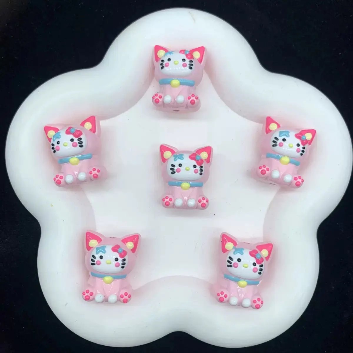 FS4000-HK Hand Painted Acrylic Beads Fit For Beadable Pens Zoe's DIY Shop