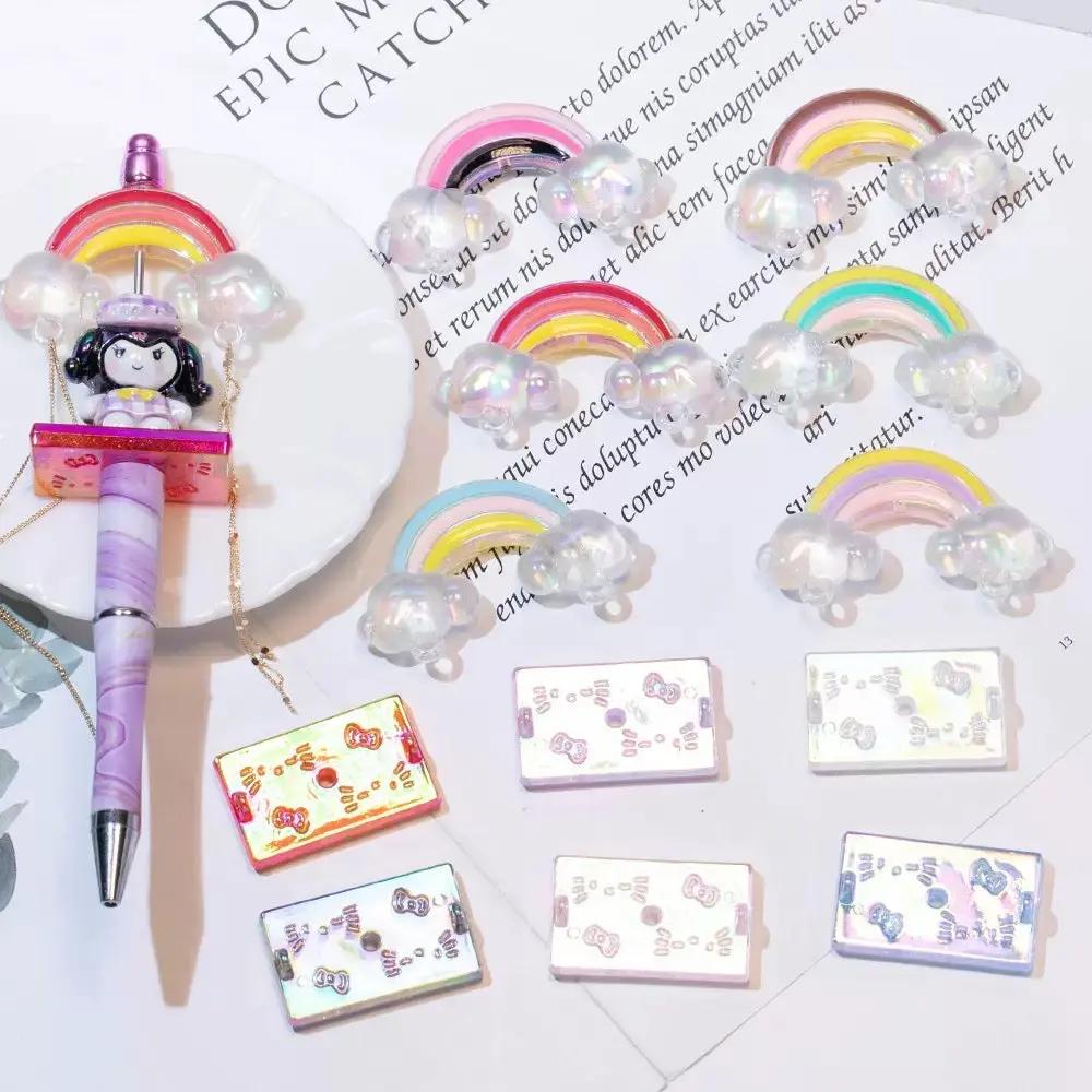 FS4111-Random Mixed Color Swing Resin Beads Fit For Beadable Pens Zoe's DIY Shop