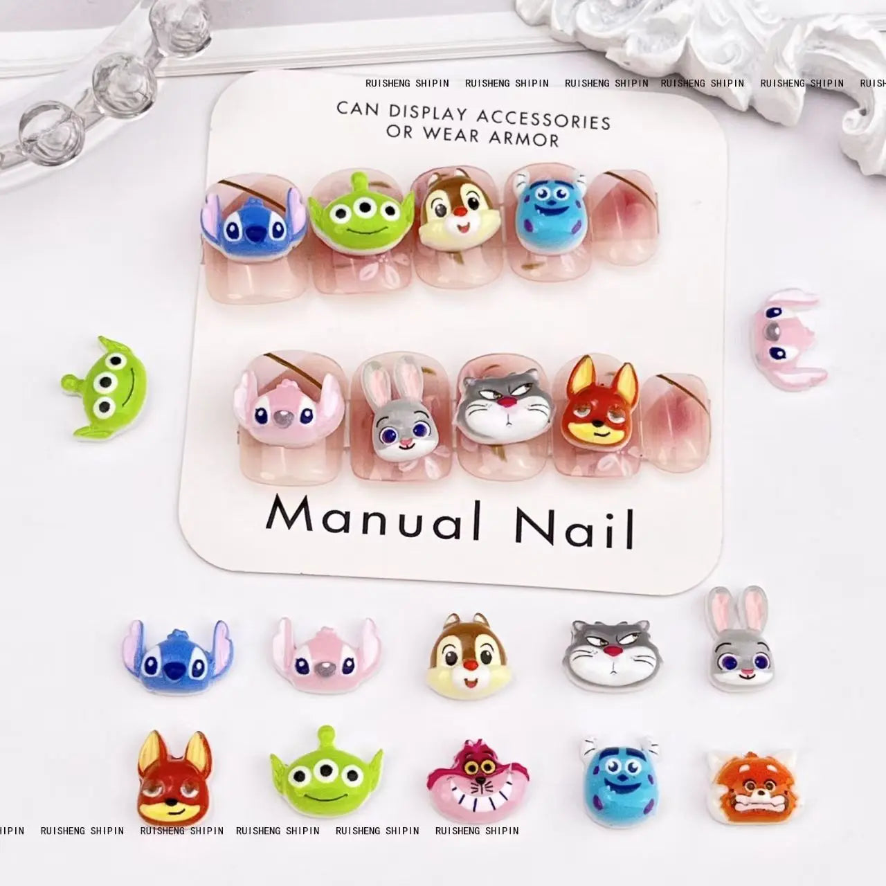 FS4114- Mixed Styles Of Series D Small Cartoon Patches For DIY project Zoe's DIY Shop