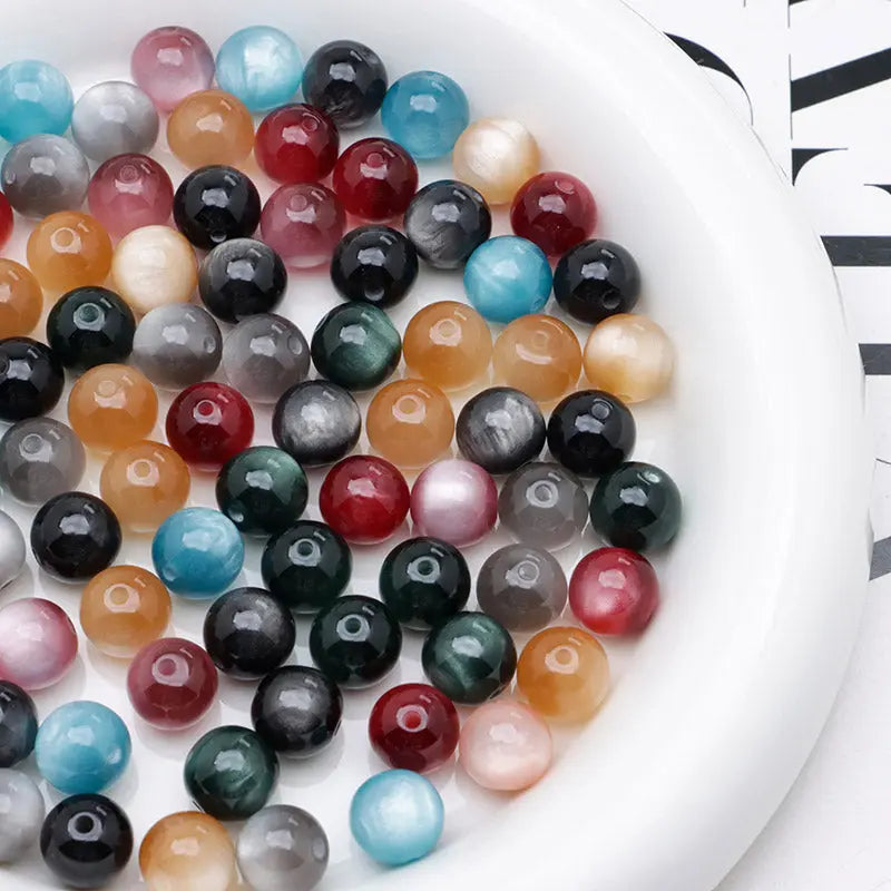 FS4125- 10mm Cat Eyes Beads Cat Eye Beads No Fit Pen No Fit Pen Zoe's DIY Shop