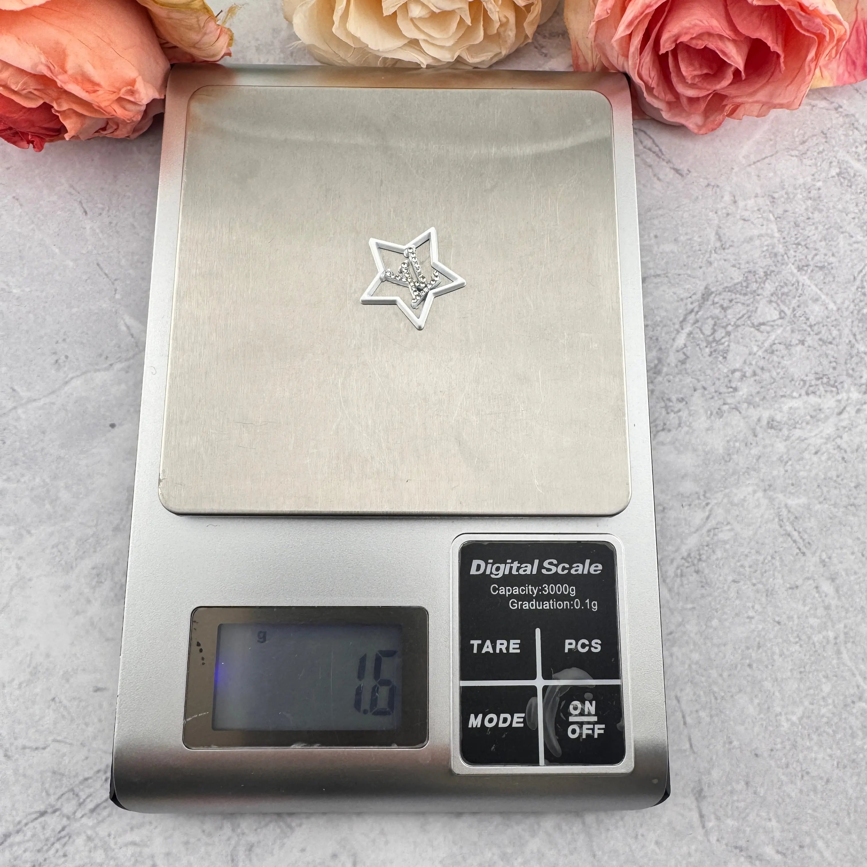 FS4149-About 24mm Star Metal Patch Zoe DIY Wholesale