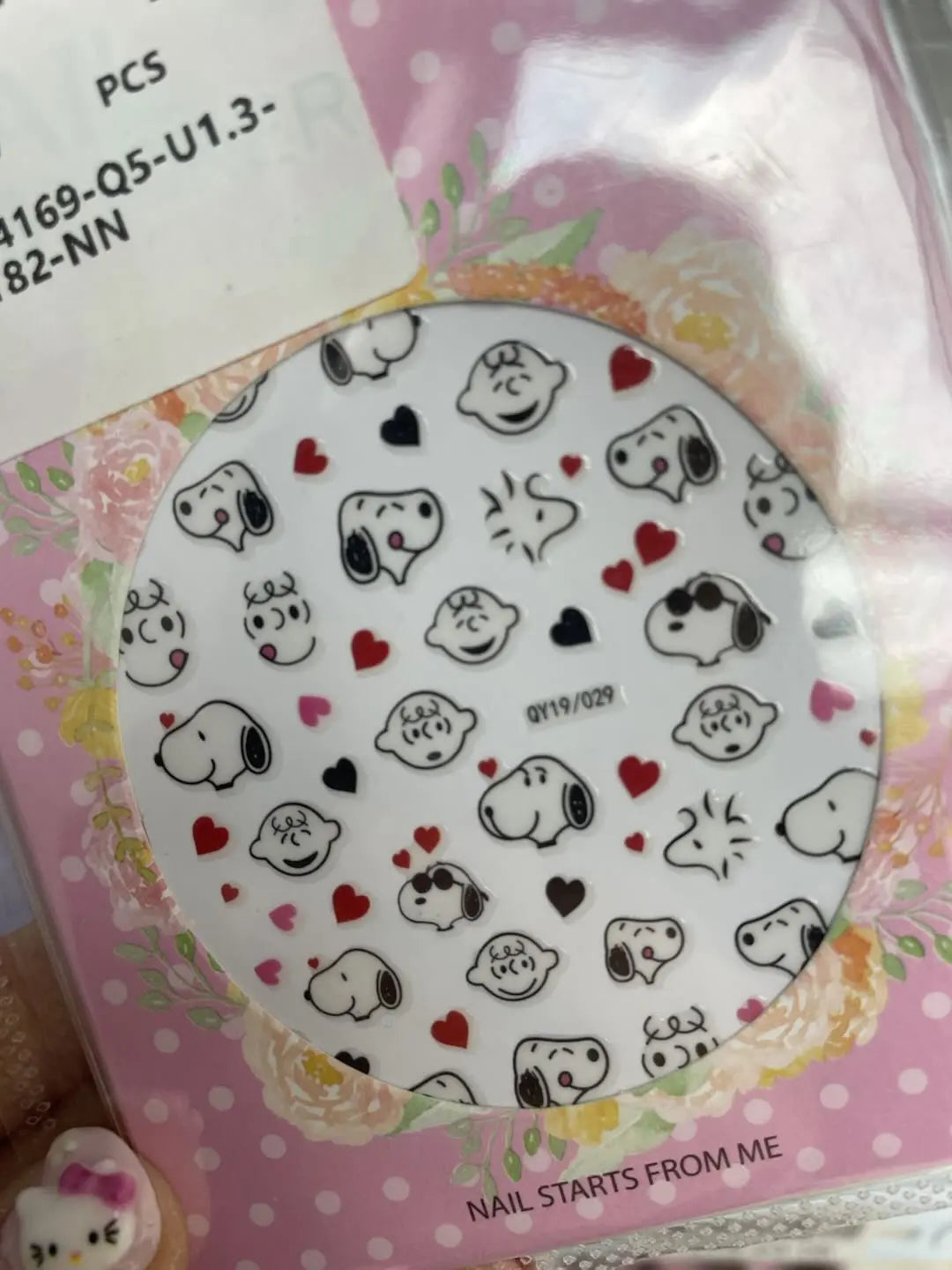 FS4169-Snoopy Nail Decals Zoe DIY Wholesale