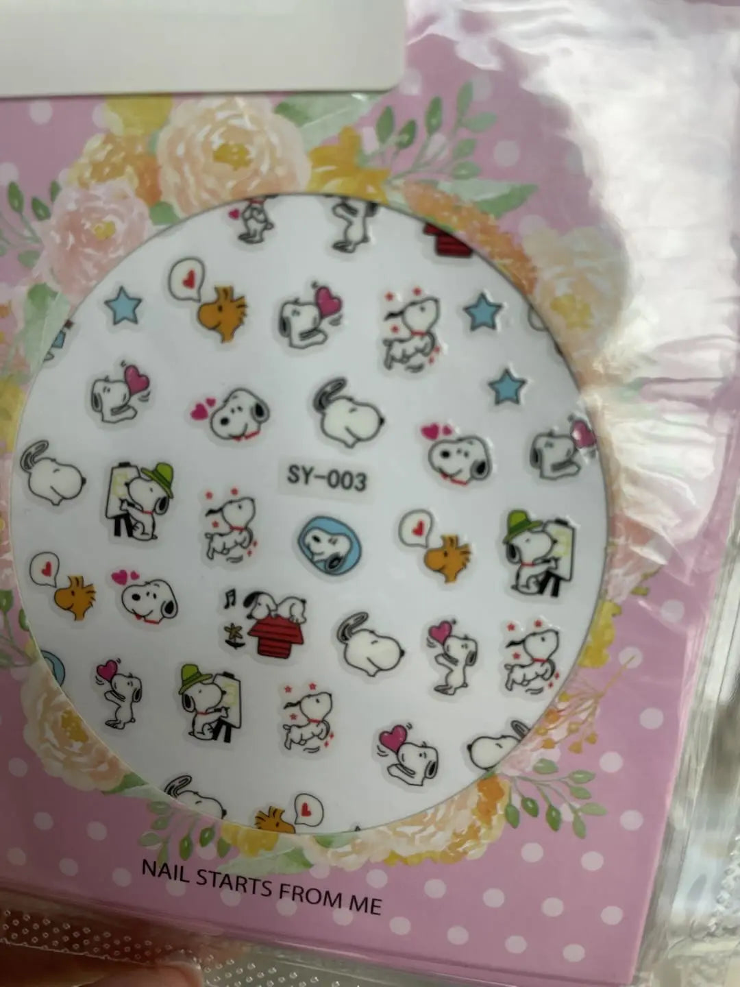 FS4169-Snoopy Nail Decals Zoe DIY Wholesale