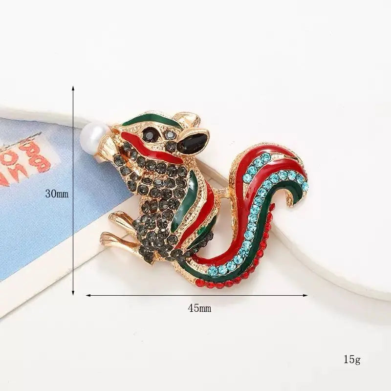 FS4177-Squirrel Alloy Patch For DIY Project Zoe's DIY Shop