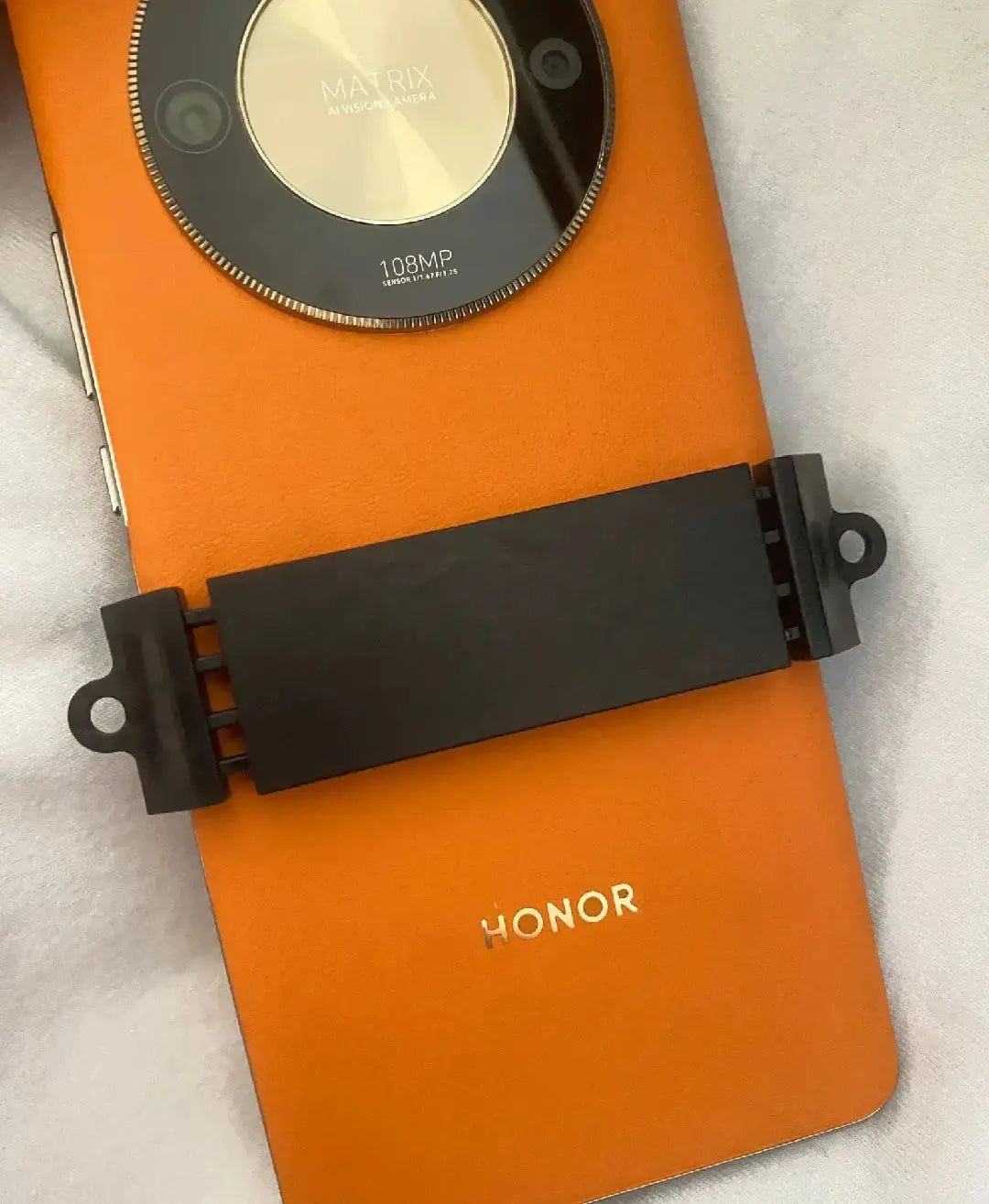 FS4237-Spring Retractable Black Phone Back Clip Zoe DIY Wholesale