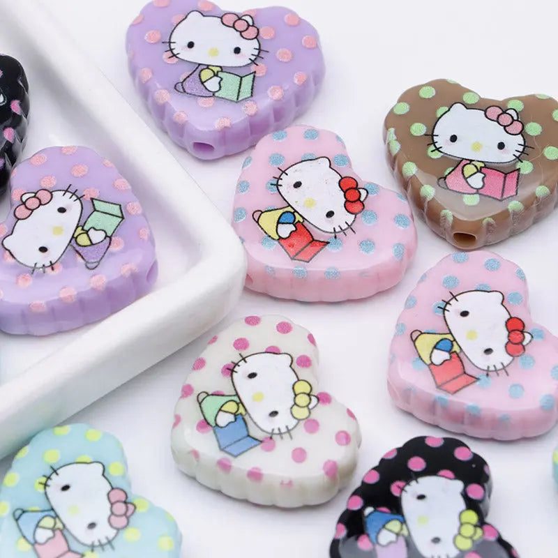 FS4266- Hk Love Acrylic Beads Zoe's DIY Shop