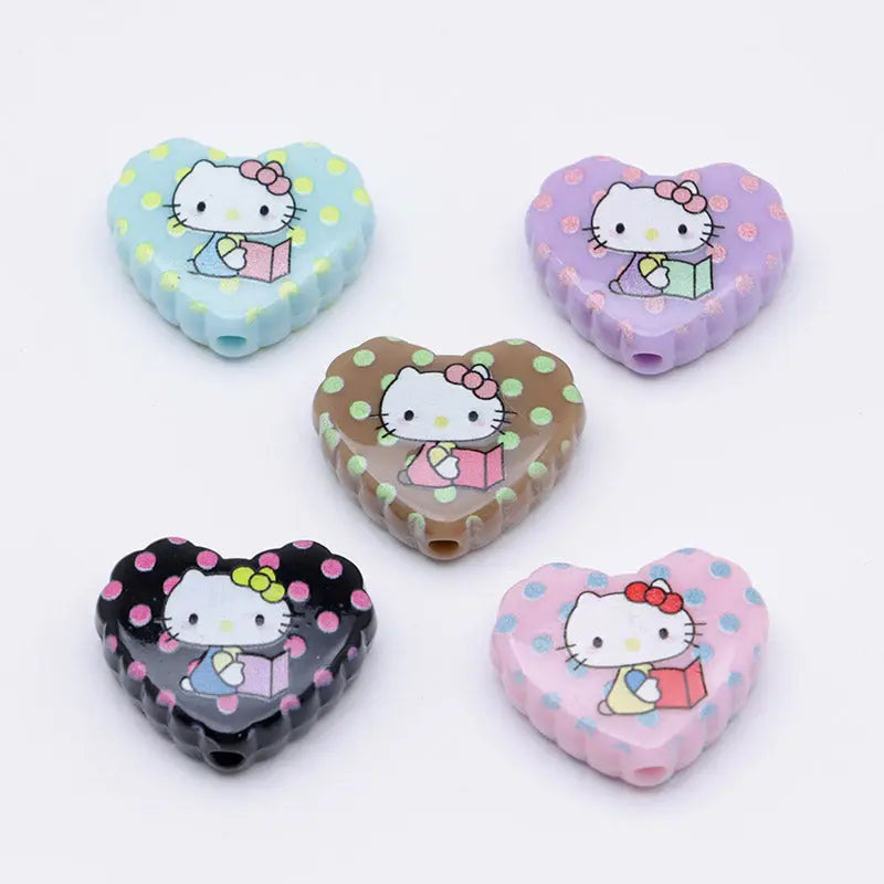FS4266- Hk Love Acrylic Beads Zoe's DIY Shop