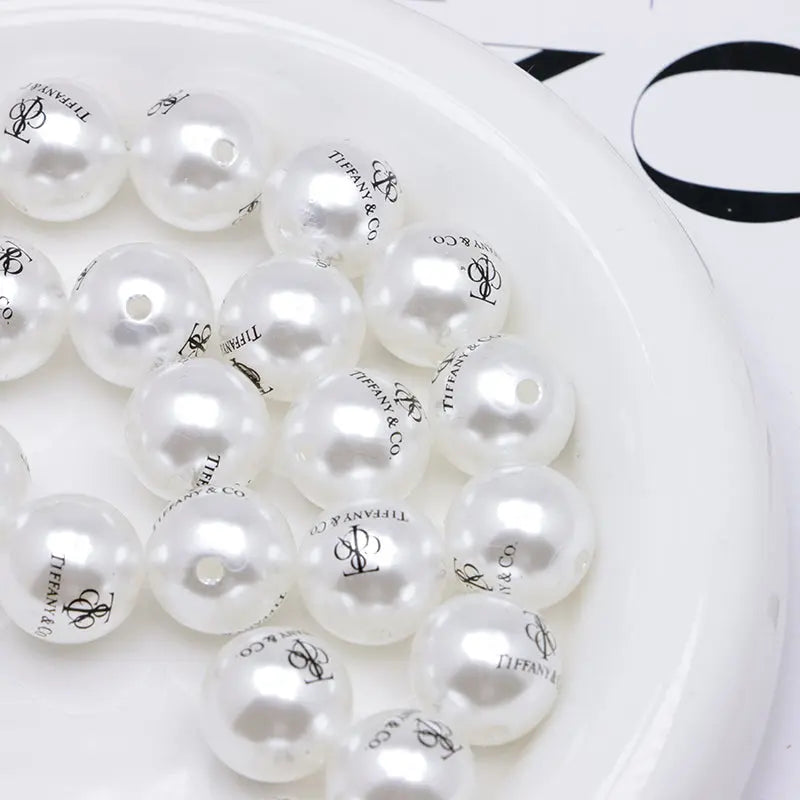 FS4277- 16mm Pearl Looking Acrylic Beads Zoe's DIY Shop