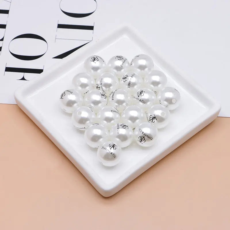 FS4277- 16mm Pearl Looking Acrylic Beads Zoe's DIY Shop