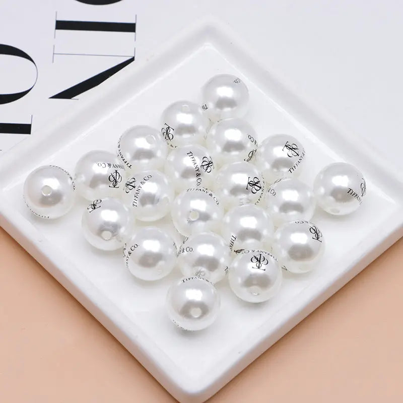 FS4277- 16mm Pearl Looking Acrylic Beads Zoe's DIY Shop