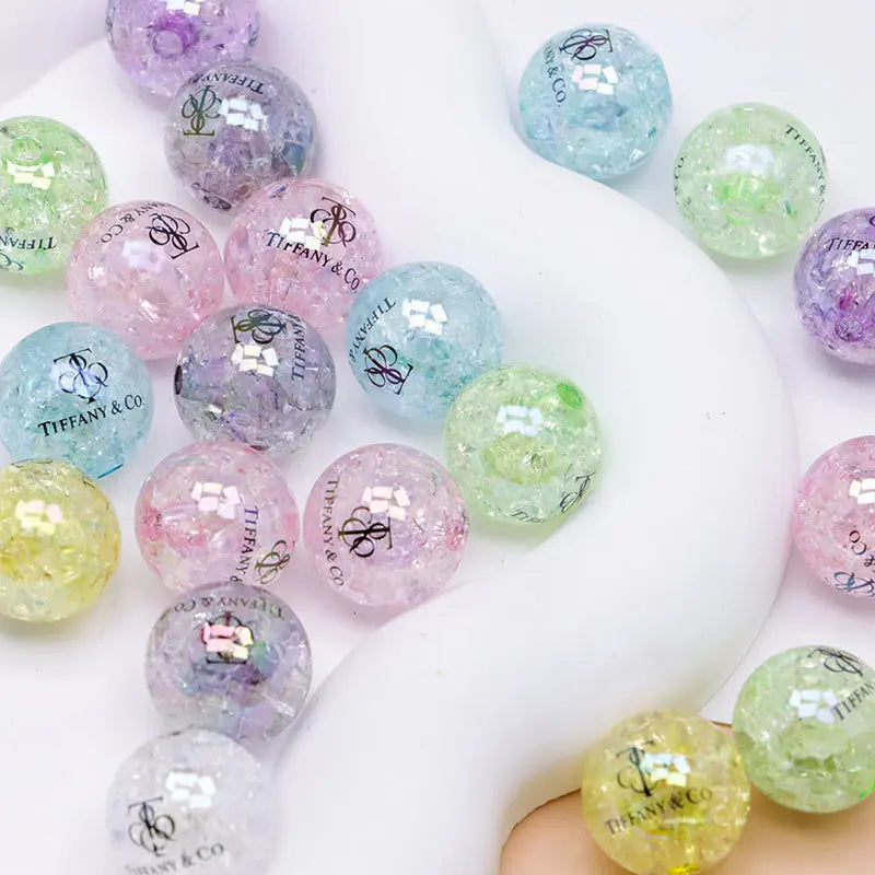 FS4279- 16mm Crackle Acrylic Beads Zoe's DIY Shop