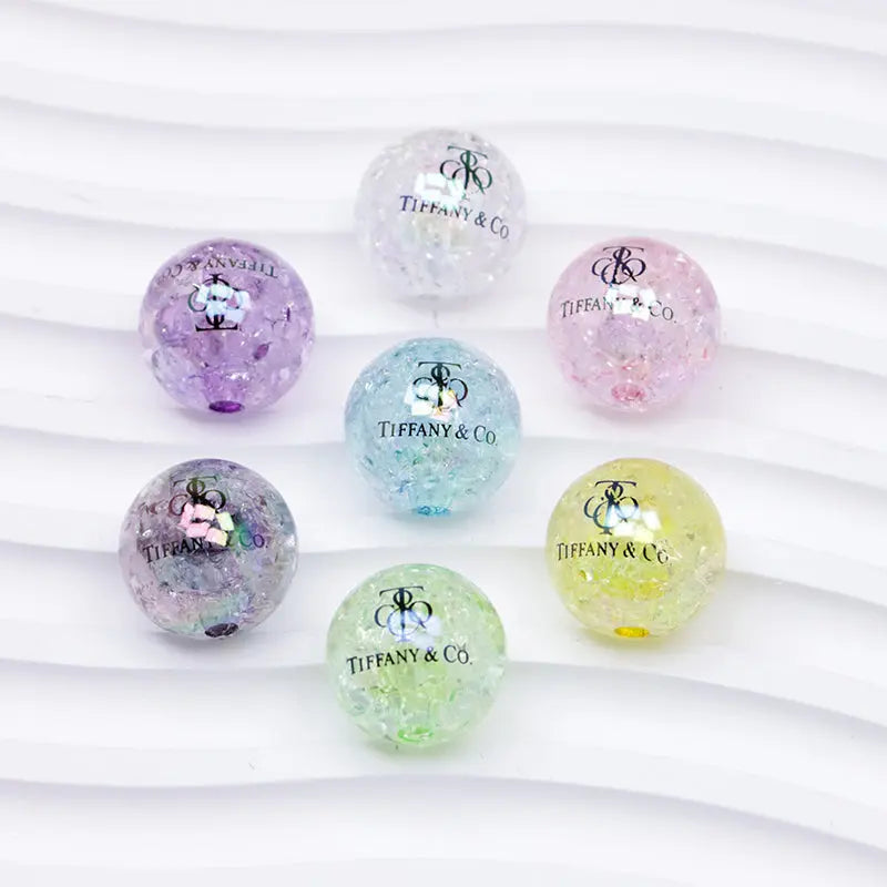 FS4279- 16mm Crackle Acrylic Beads Zoe's DIY Shop