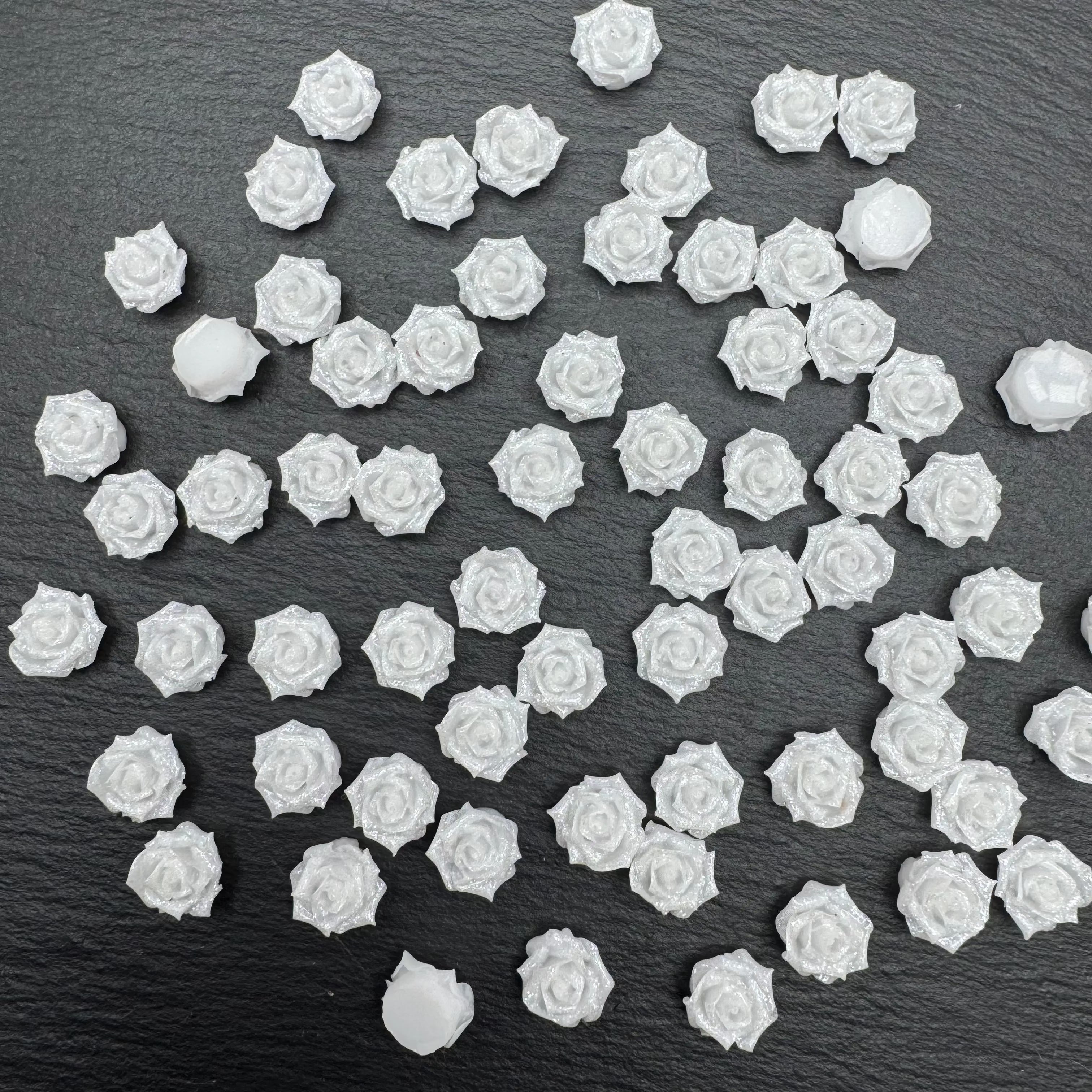 FS4350- 10mm Soft Flower Charms Soft Flower Patches Zoe's DIY Shop