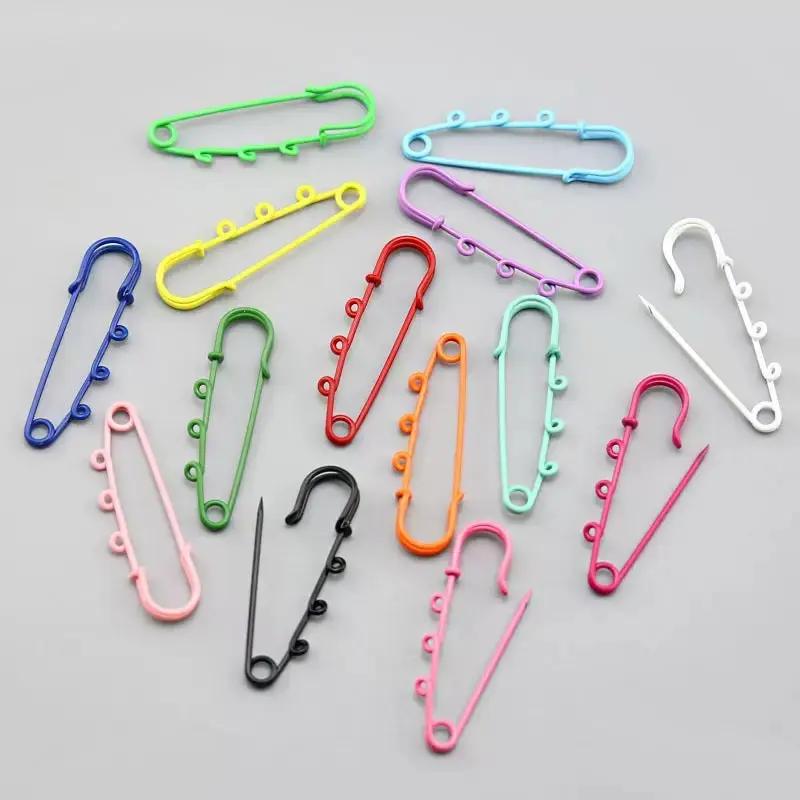 FS4487- 5cm Random Mixed Color Clothes Pin With 3 Hooks Zoe's DIY Shop