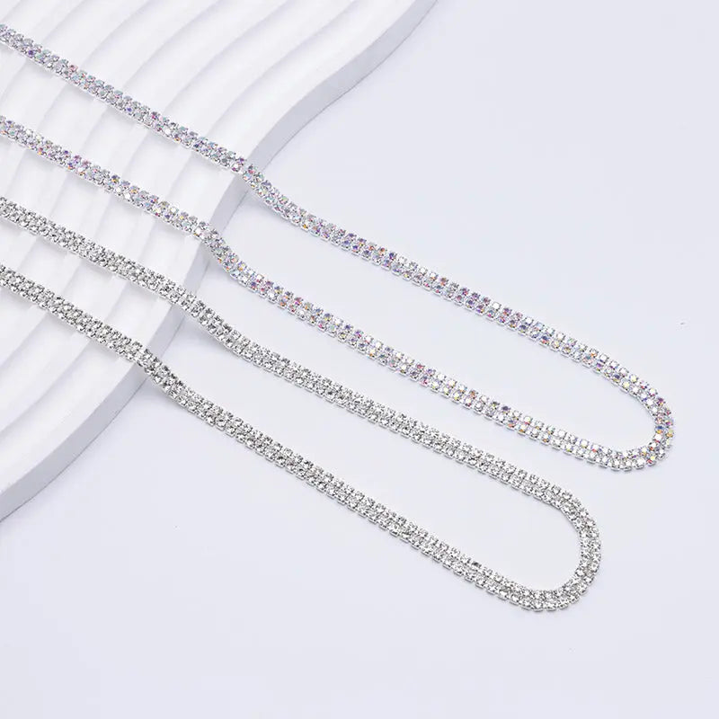 FS4569-2MM Diamond 2 Row Chain For DIY Project Zoe's DIY Shop