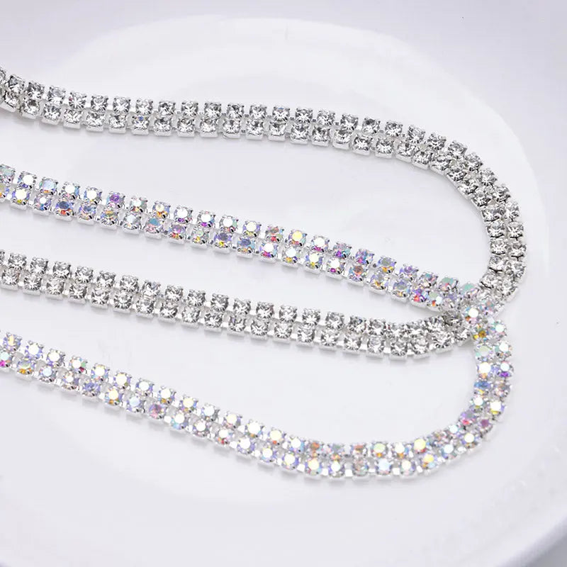 FS4569-2MM Diamond 2 Row Chain For DIY Project Zoe's DIY Shop
