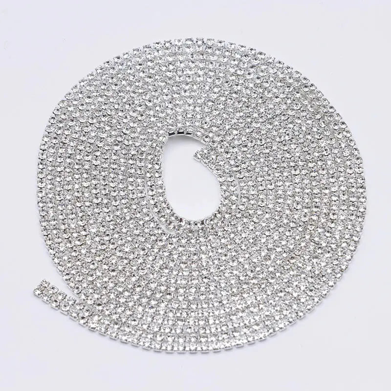 FS4569-2mm Diamonds 2 Row Chain Zoe DIY Wholesale