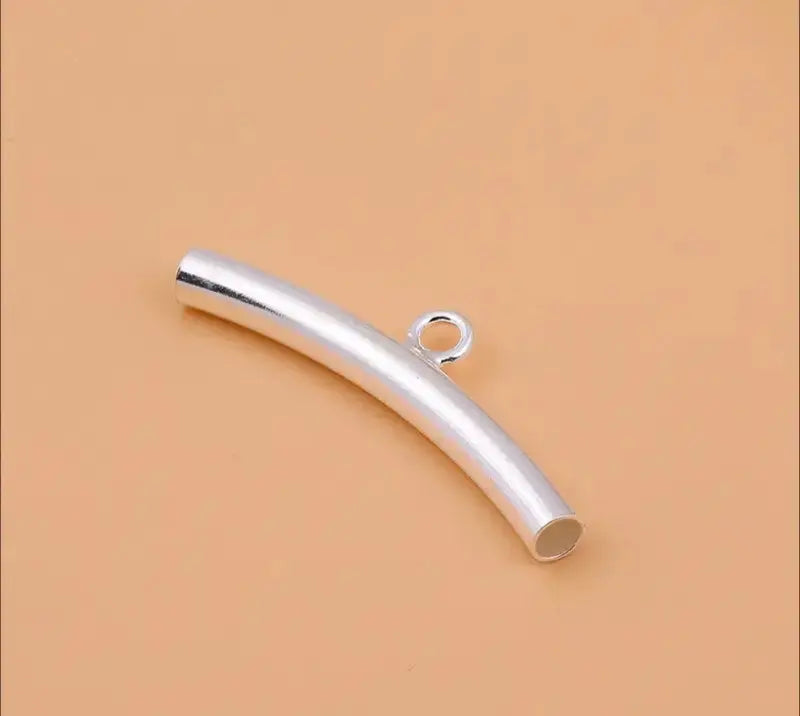 FS4575-2*20MM Silver Connector With Hook Zoe DIY Wholesale