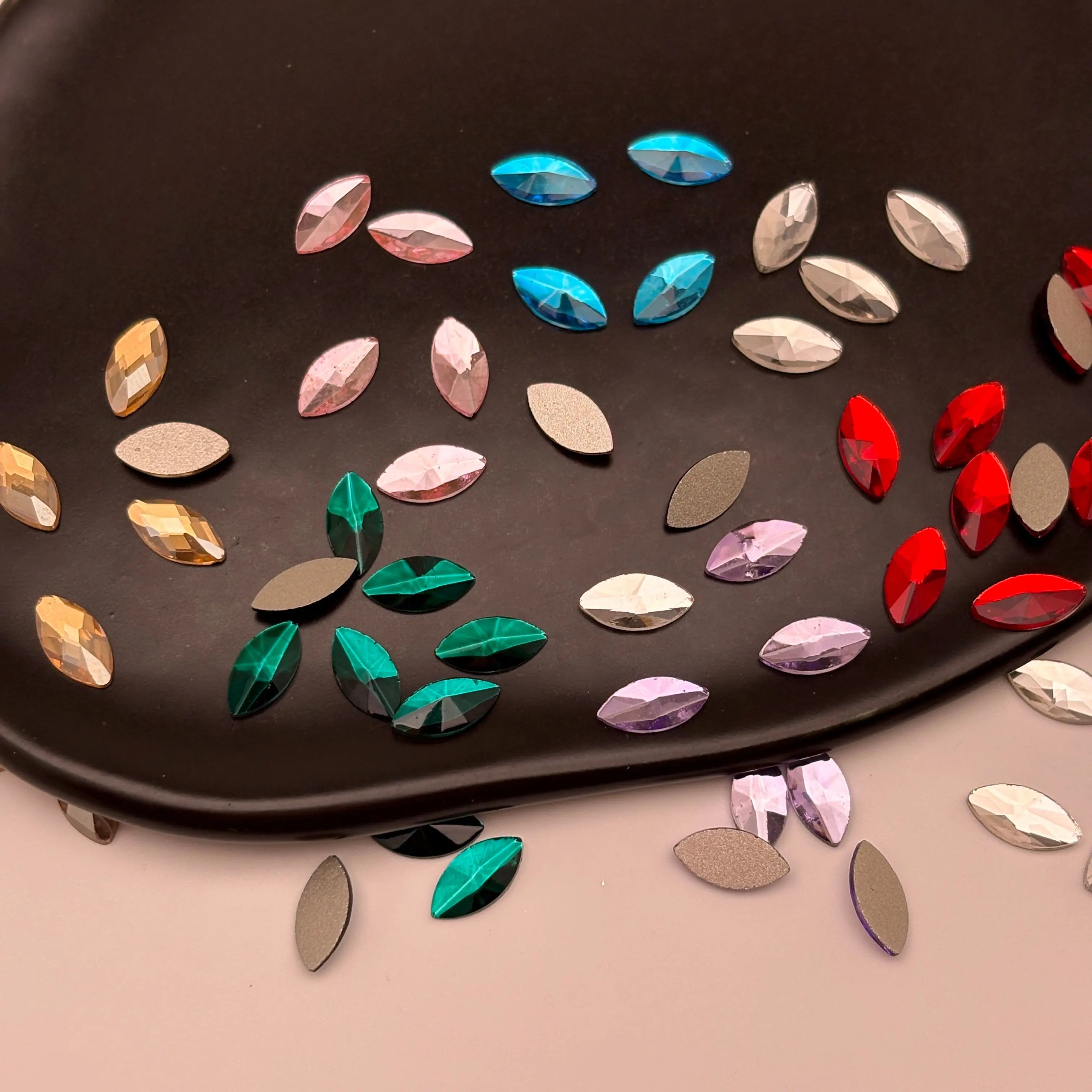 FS4576- 5*10mm Horse Eyes Flat Bottom Crystal Diamonds Colored Horse - Eye Flat - Bottom For DIY ProjectCrystal Diamonds For DIY Project Zoe's DIY Shop